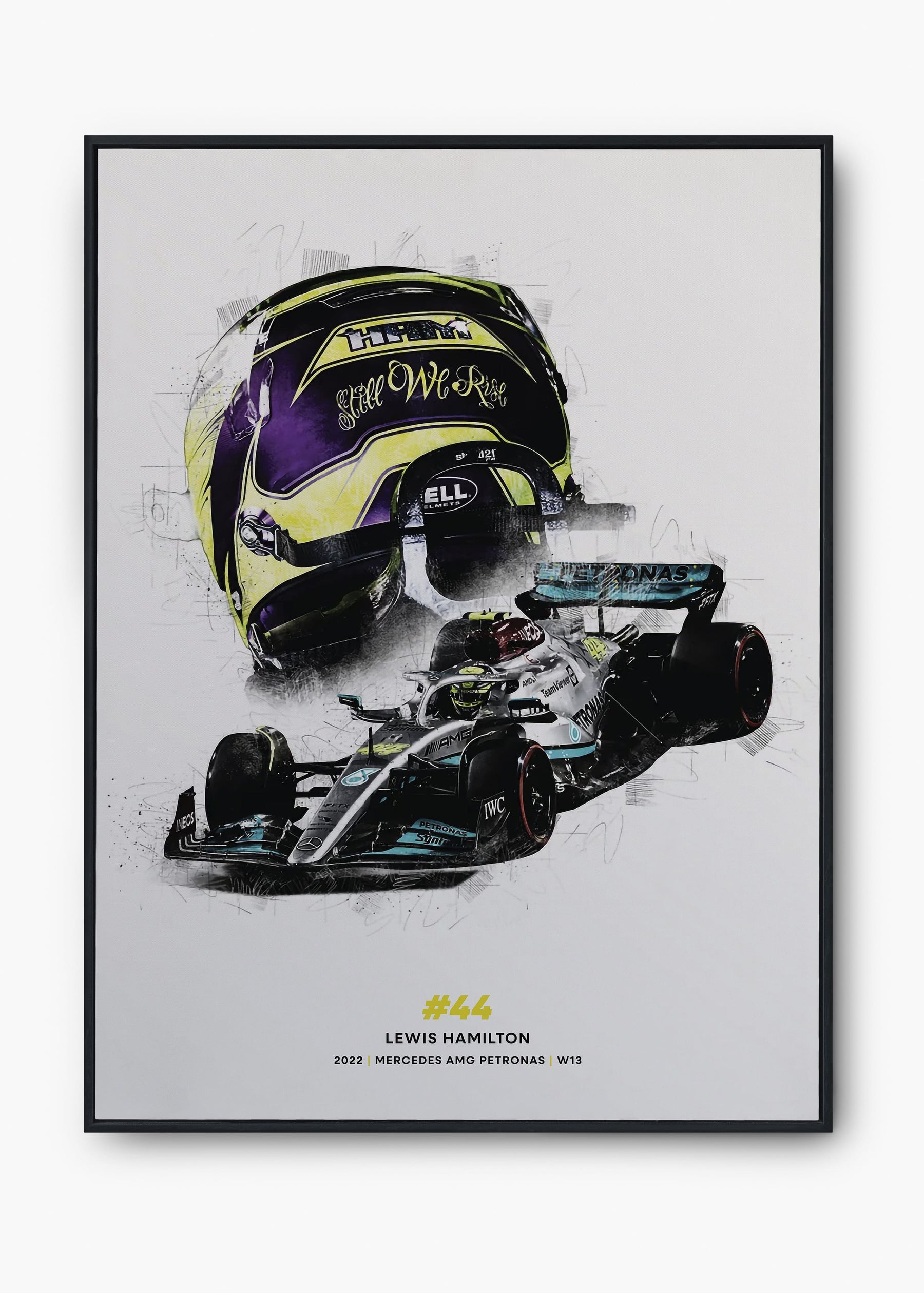 Quadro Lewis Hamilton - Still We Rise