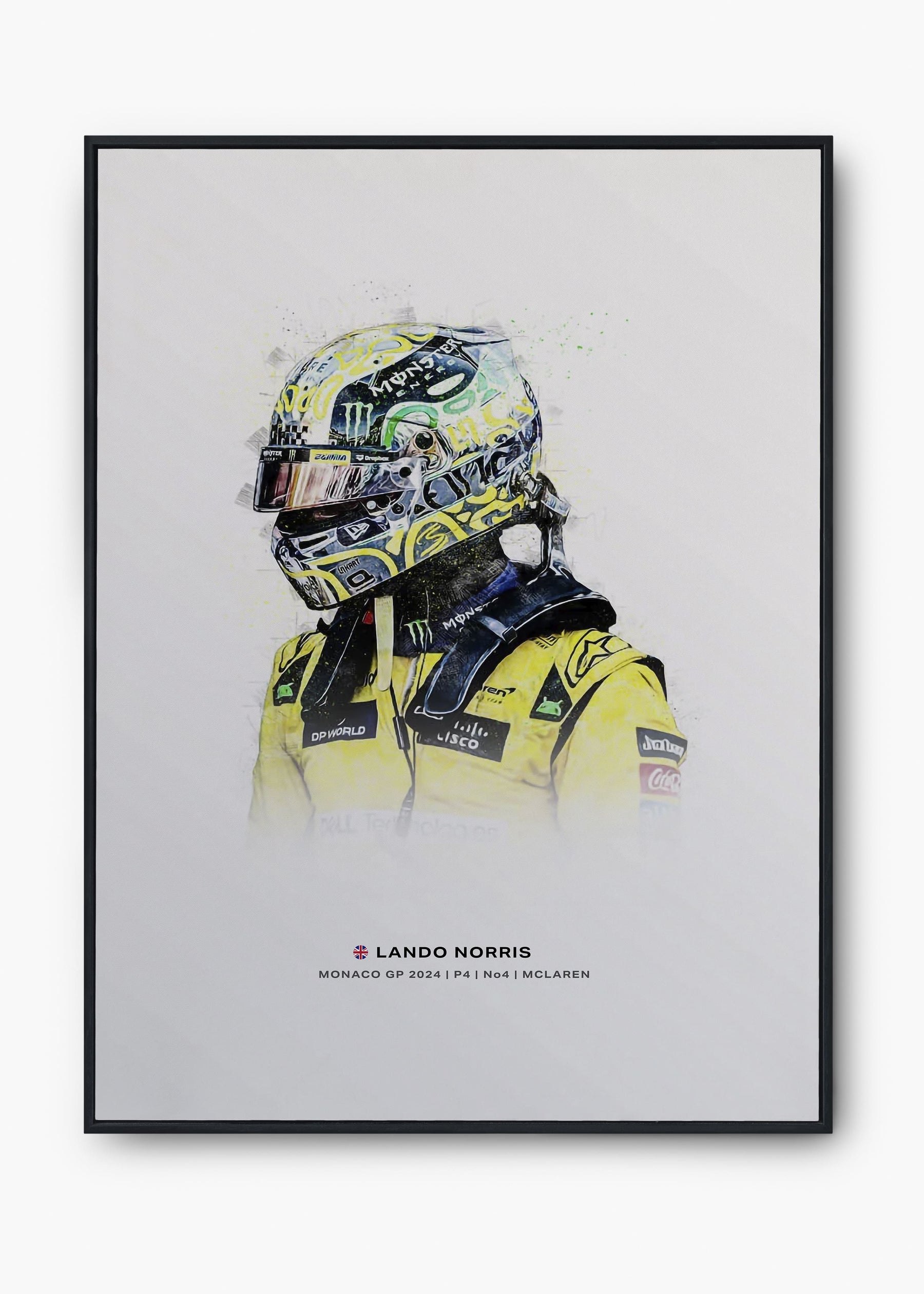 Quadro Lando Norris Monaco GP 2024