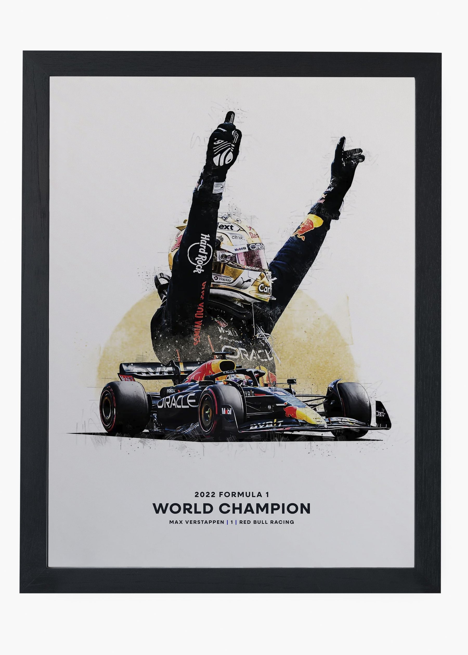 Quadro Max Verstappen World Champions
