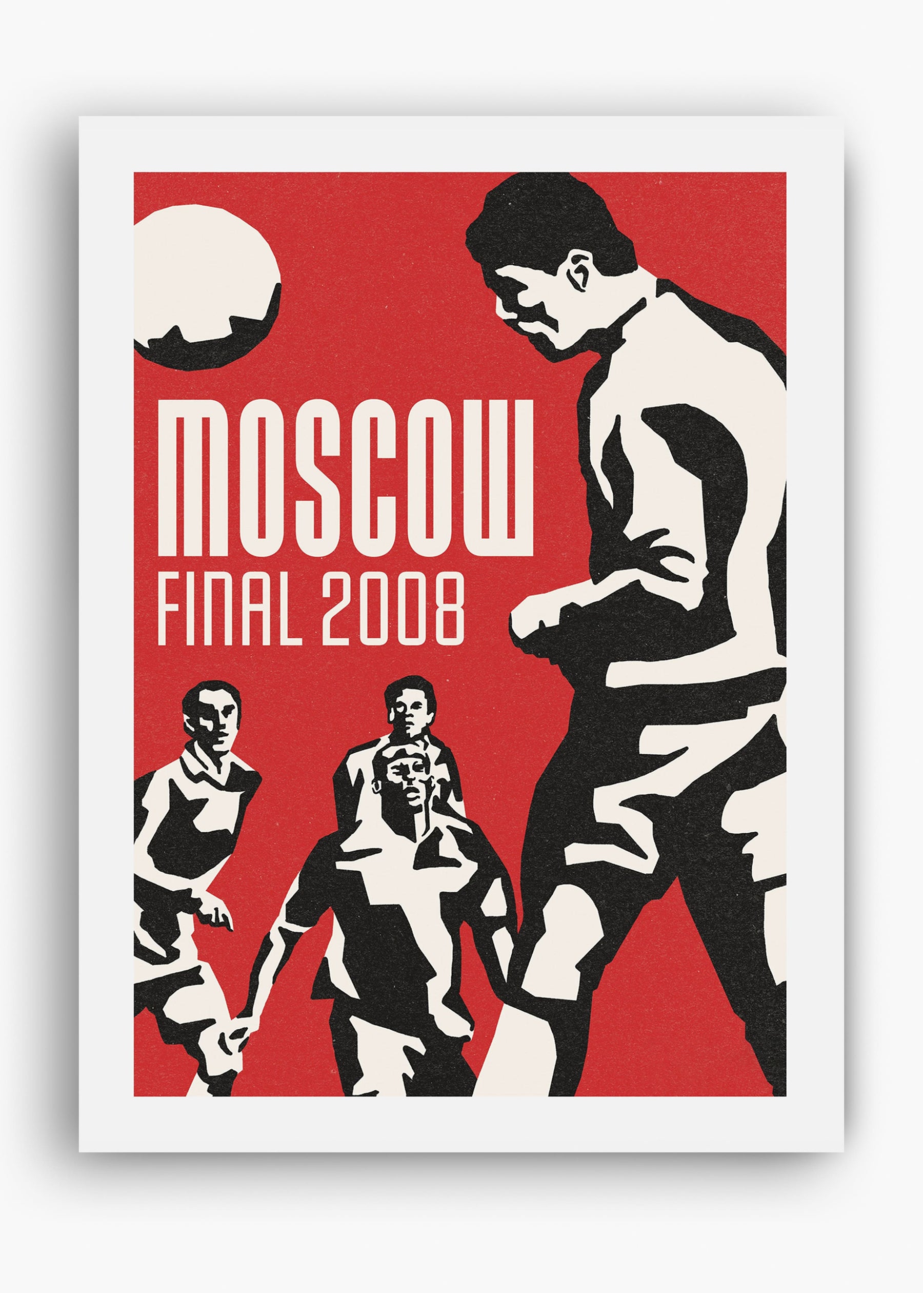 Quadro Cristiano Ronaldo Moscou 2008