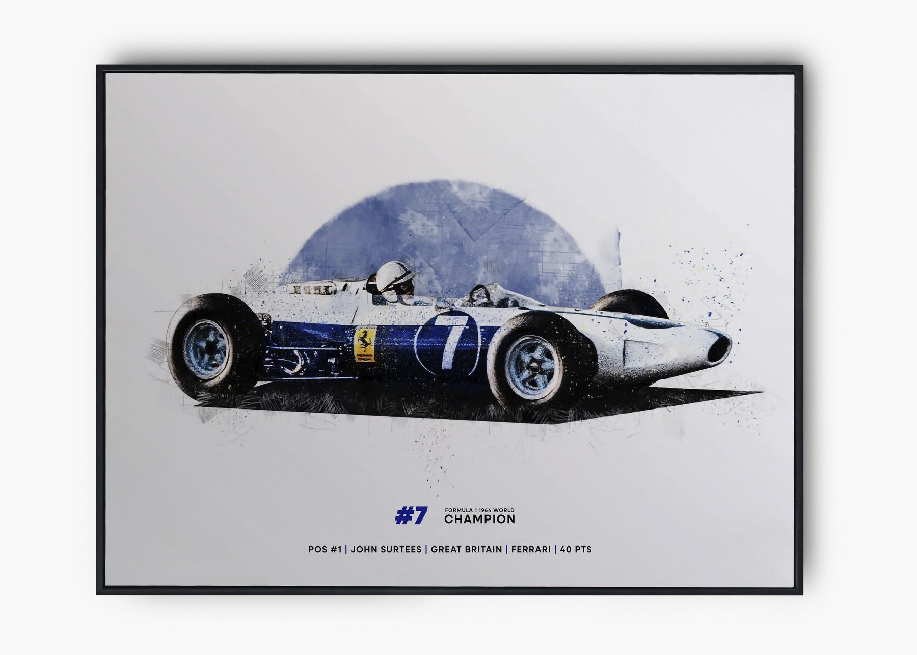 Quadro John Surtees 1964 World Champion