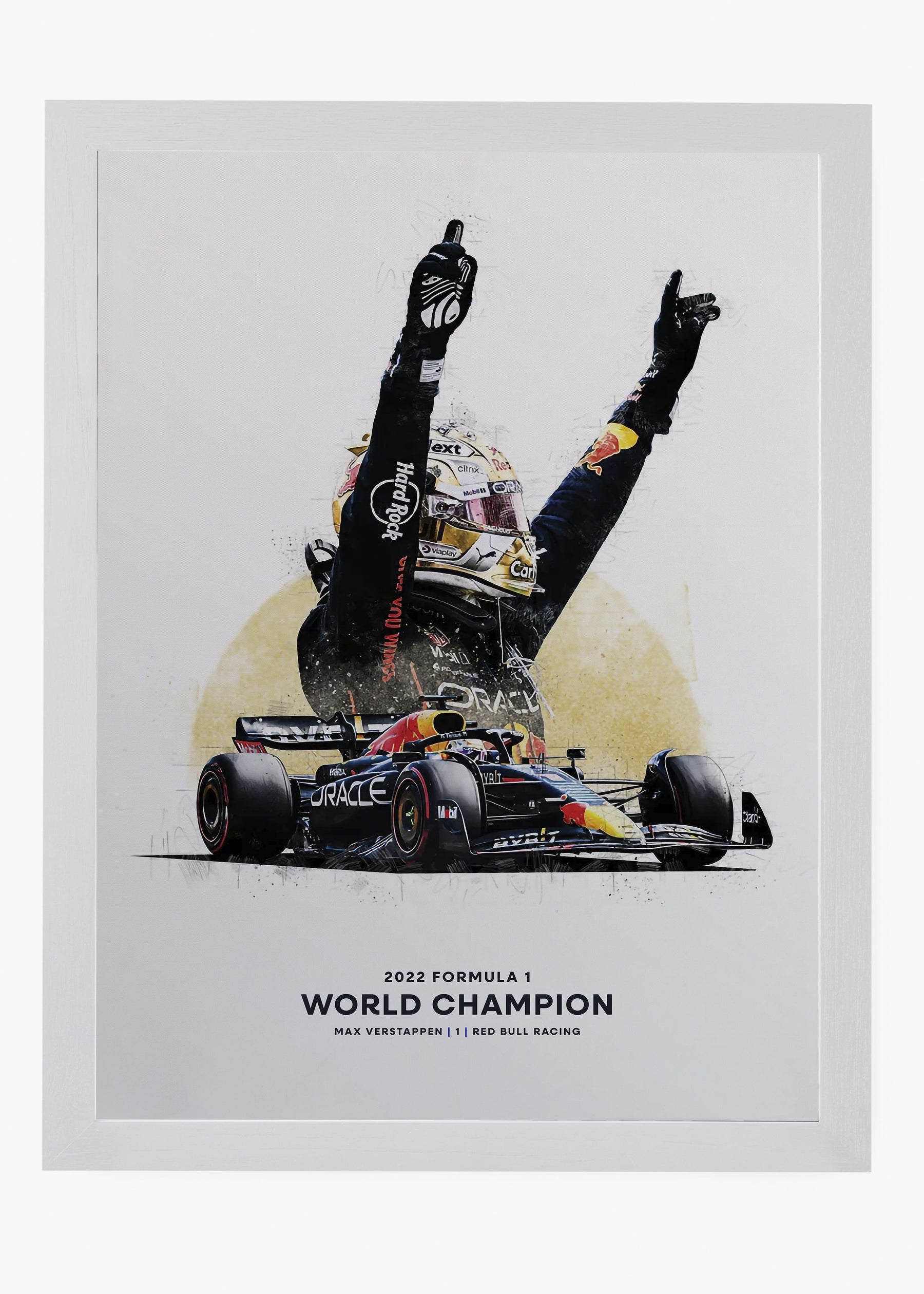 Quadro Max Verstappen World Champions