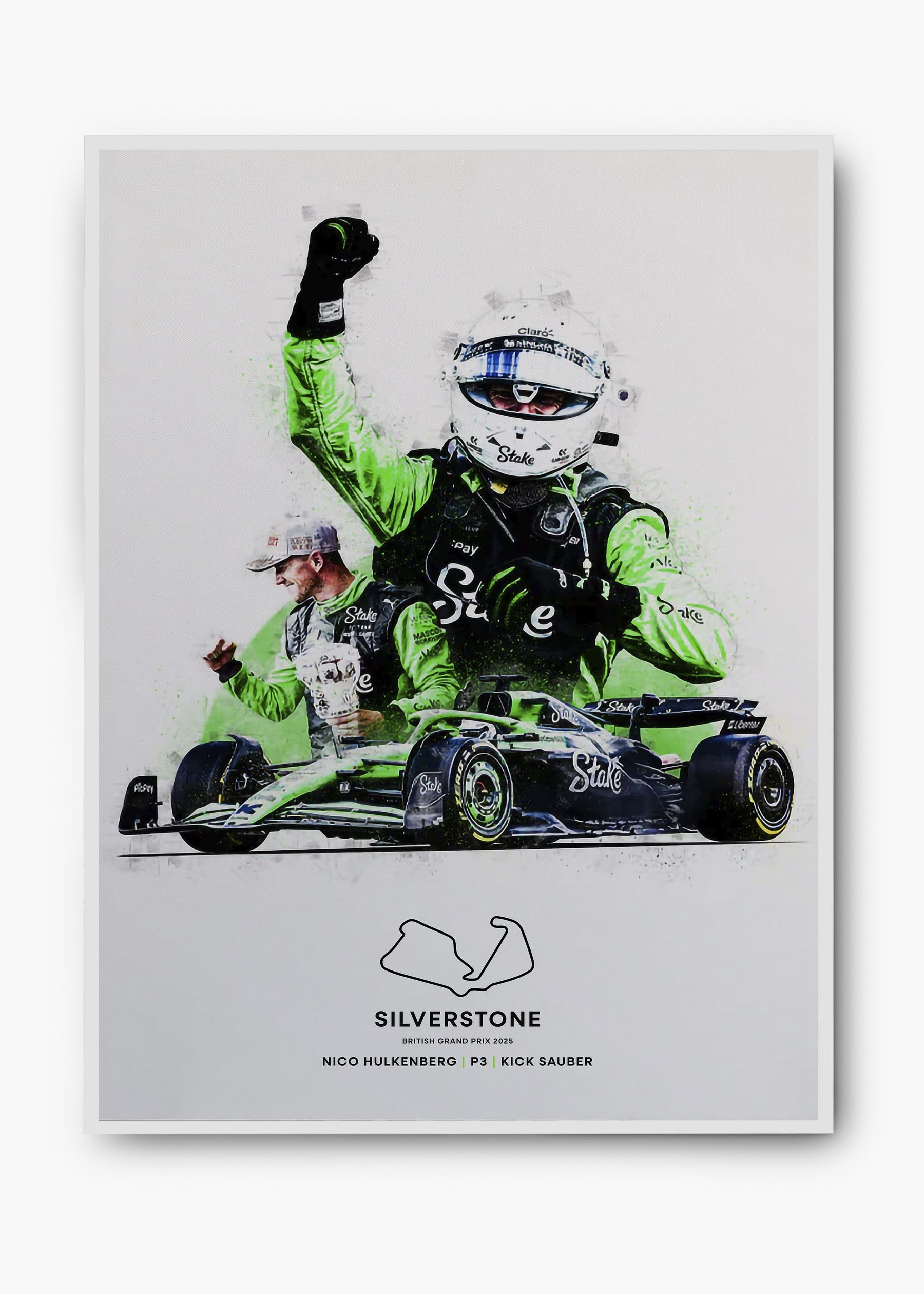 Quadro Nico Hulkenberg - P3 - Silverstone 2025