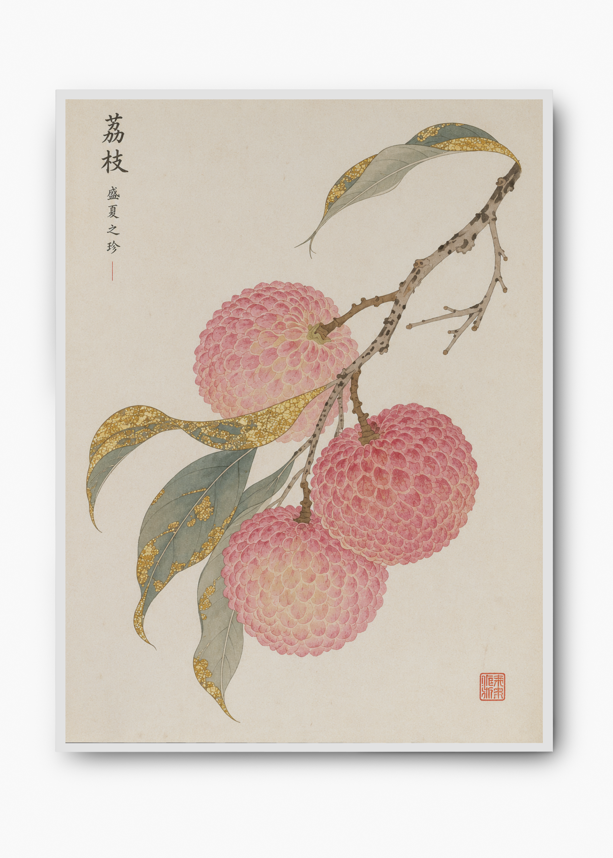 Quadro Japonês Reishi - 2