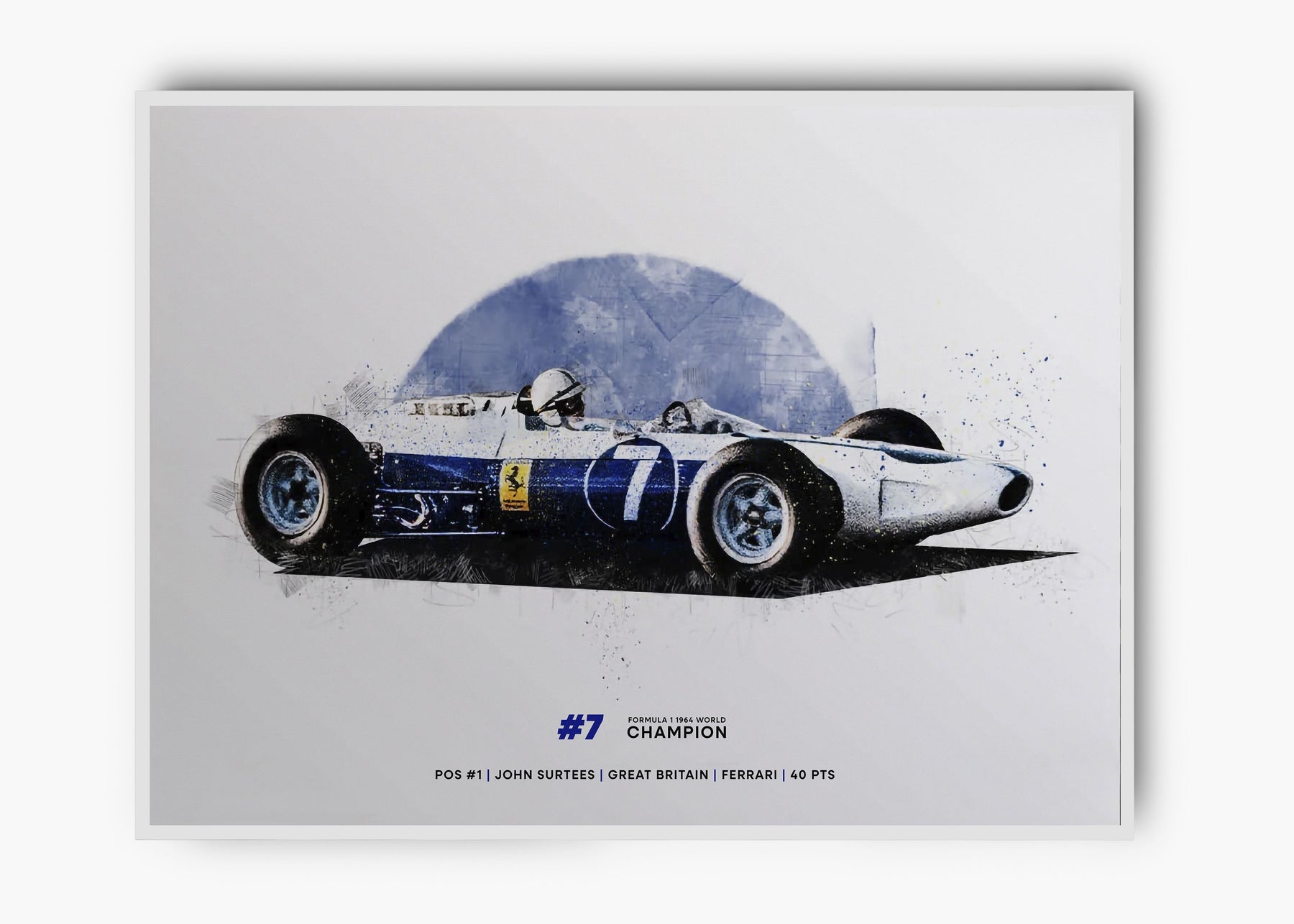 Quadro John Surtees 1964 World Champion