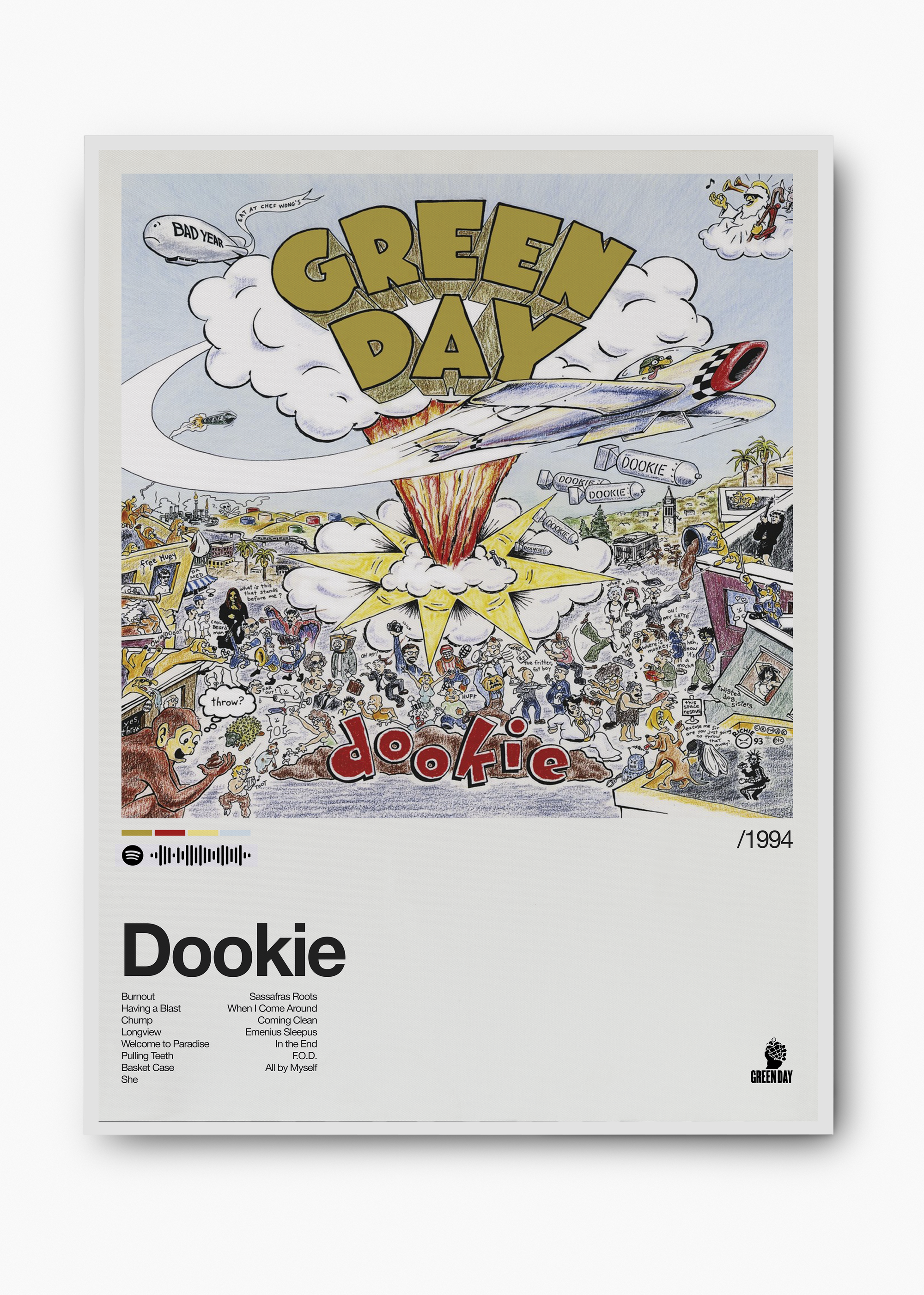 Quadro Green Day Dookie II - 2