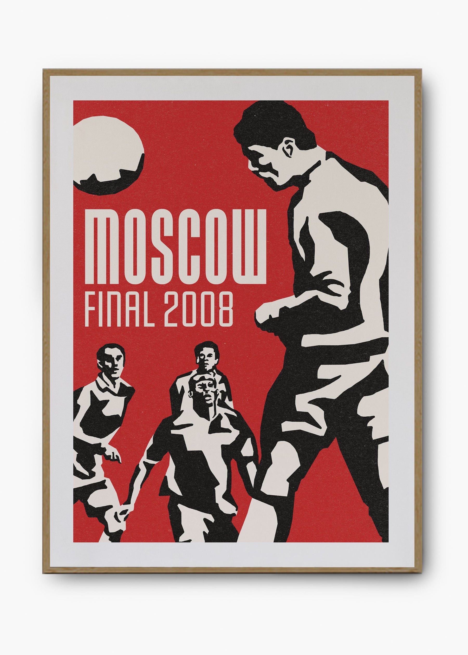 Quadro Cristiano Ronaldo Moscou 2008