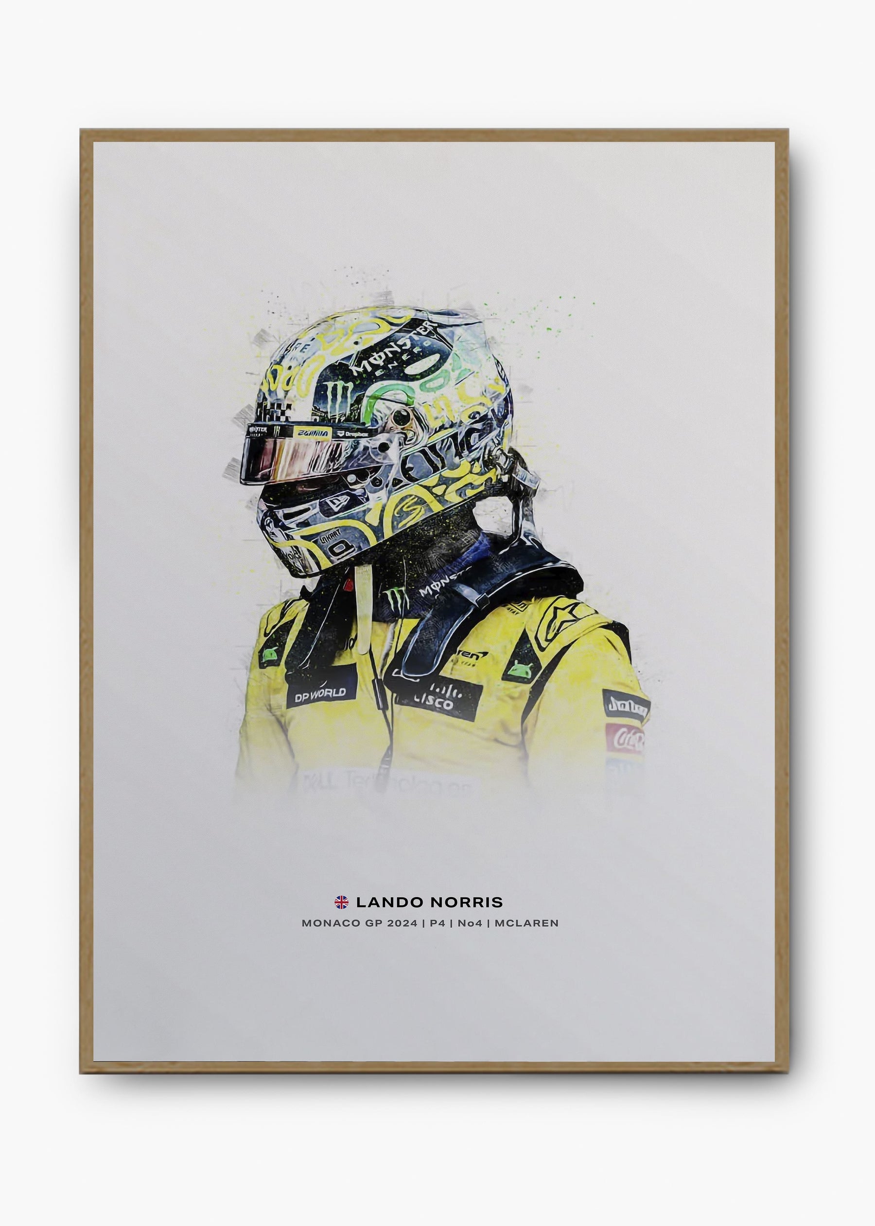 Quadro Lando Norris Monaco GP 2024