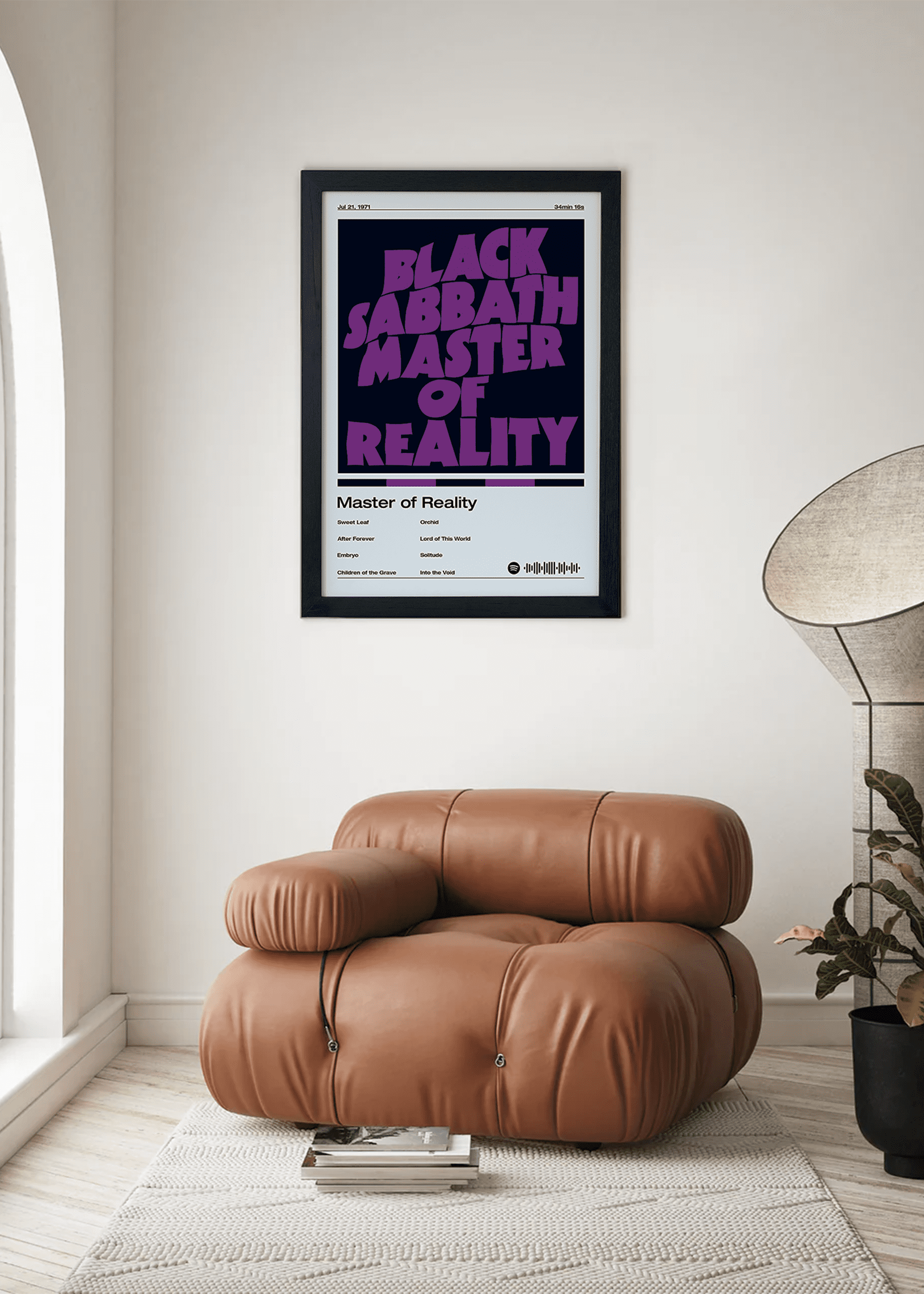 Quadro Black Sabbath Master of Reality