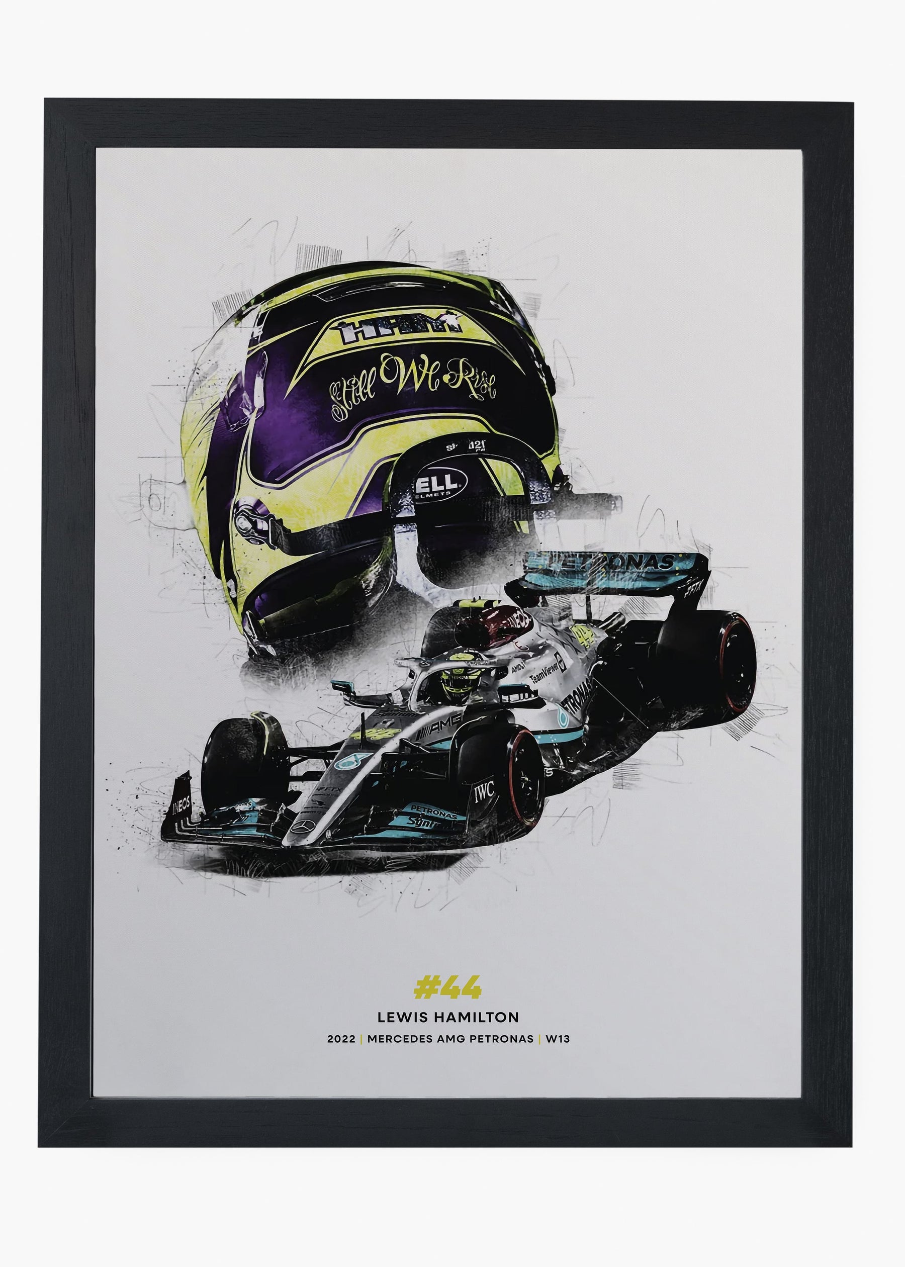 Quadro Lewis Hamilton - Still We Rise