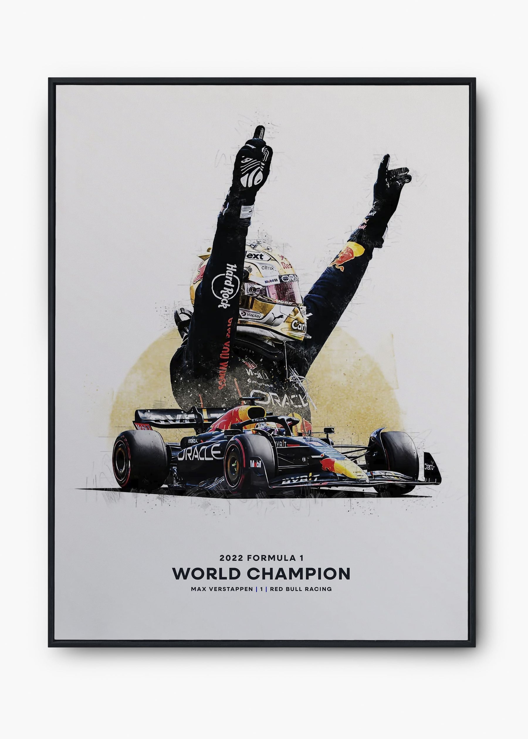 Quadro Max Verstappen World Champions