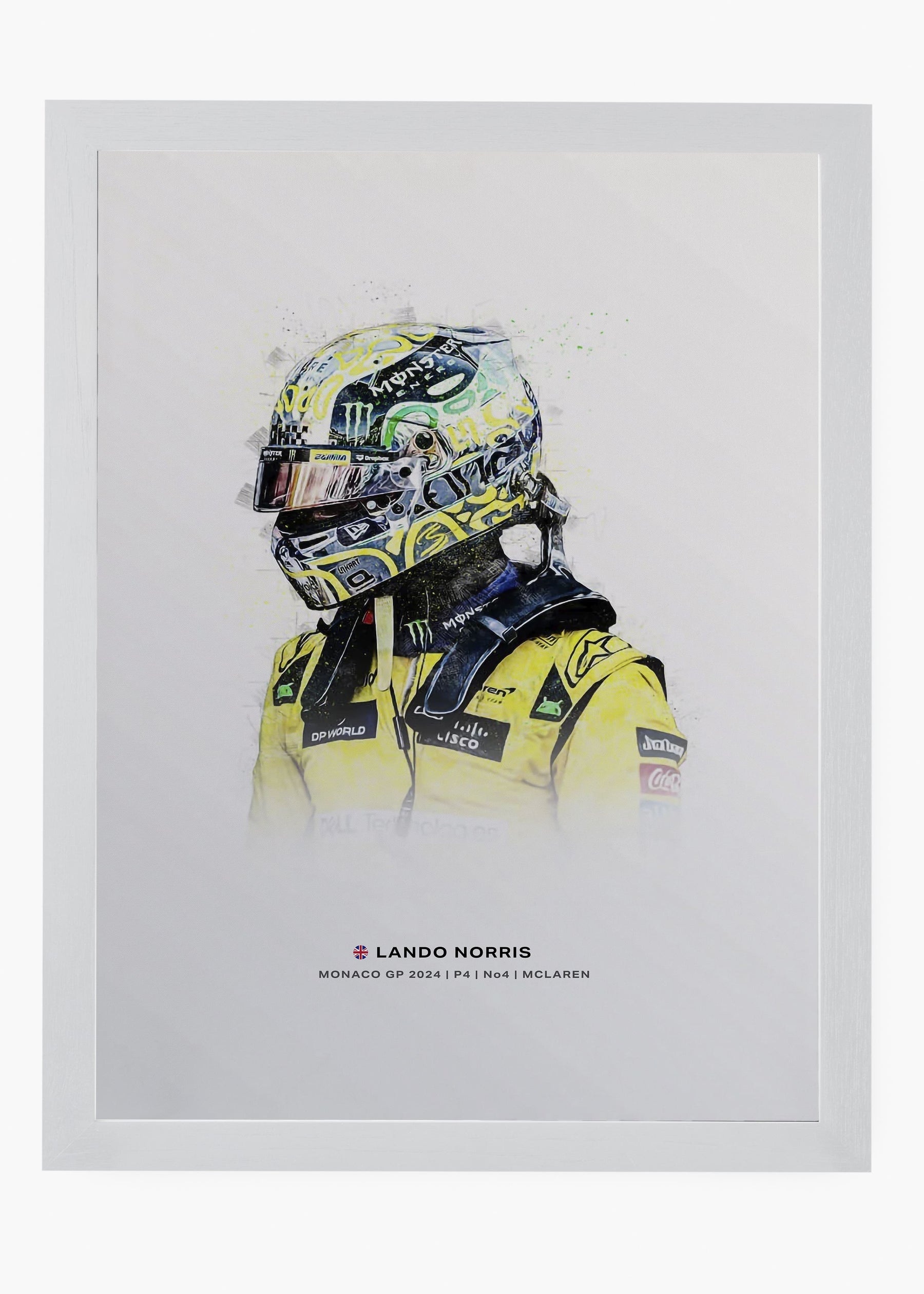 Quadro Lando Norris Monaco GP 2024