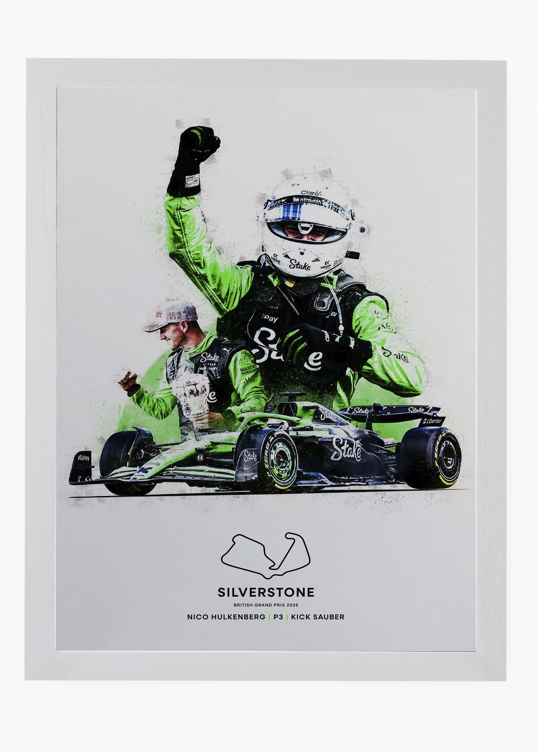 Quadro Nico Hulkenberg - P3 - Silverstone 2025