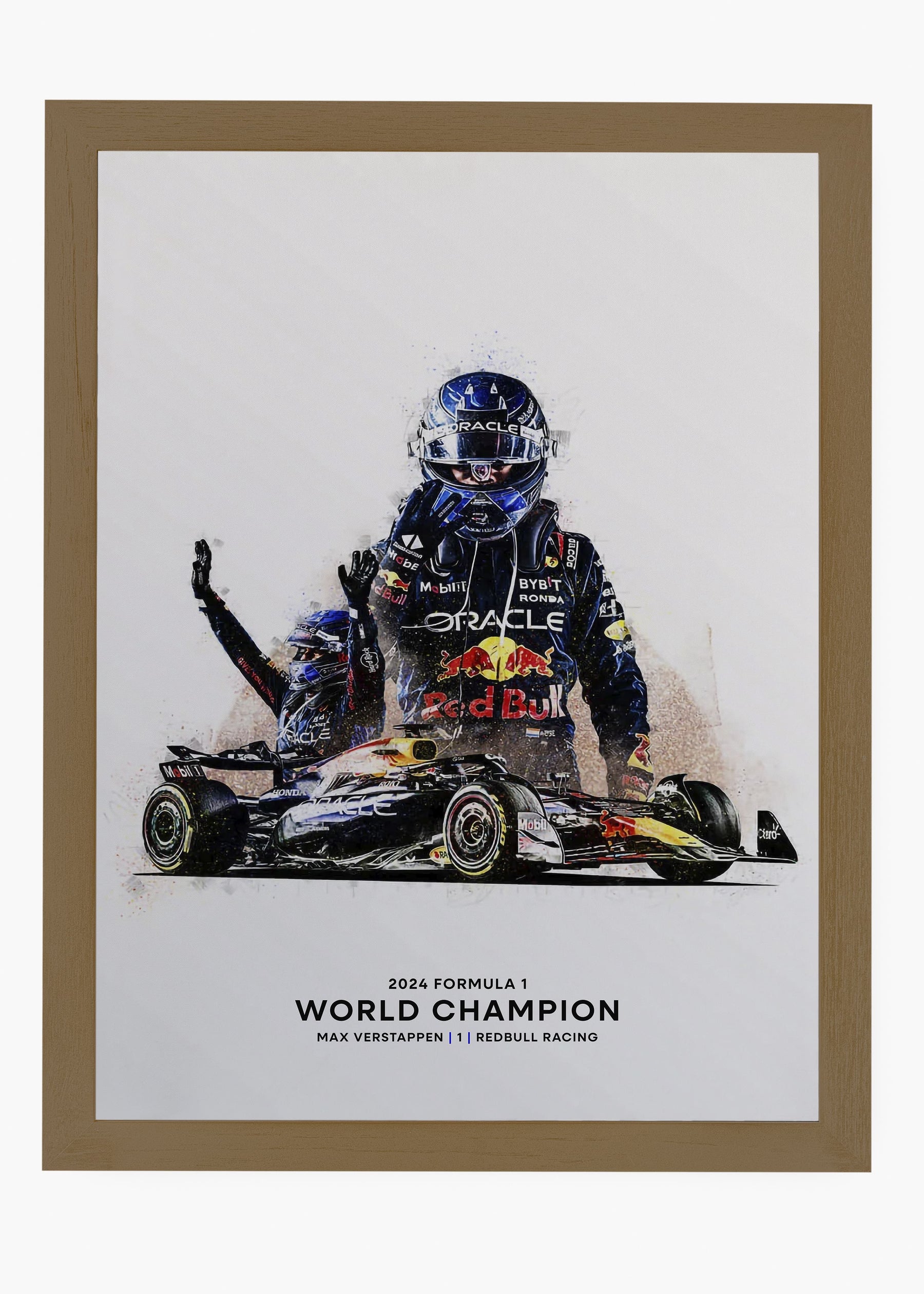 Quadro Max Verstappen World Champion 2024