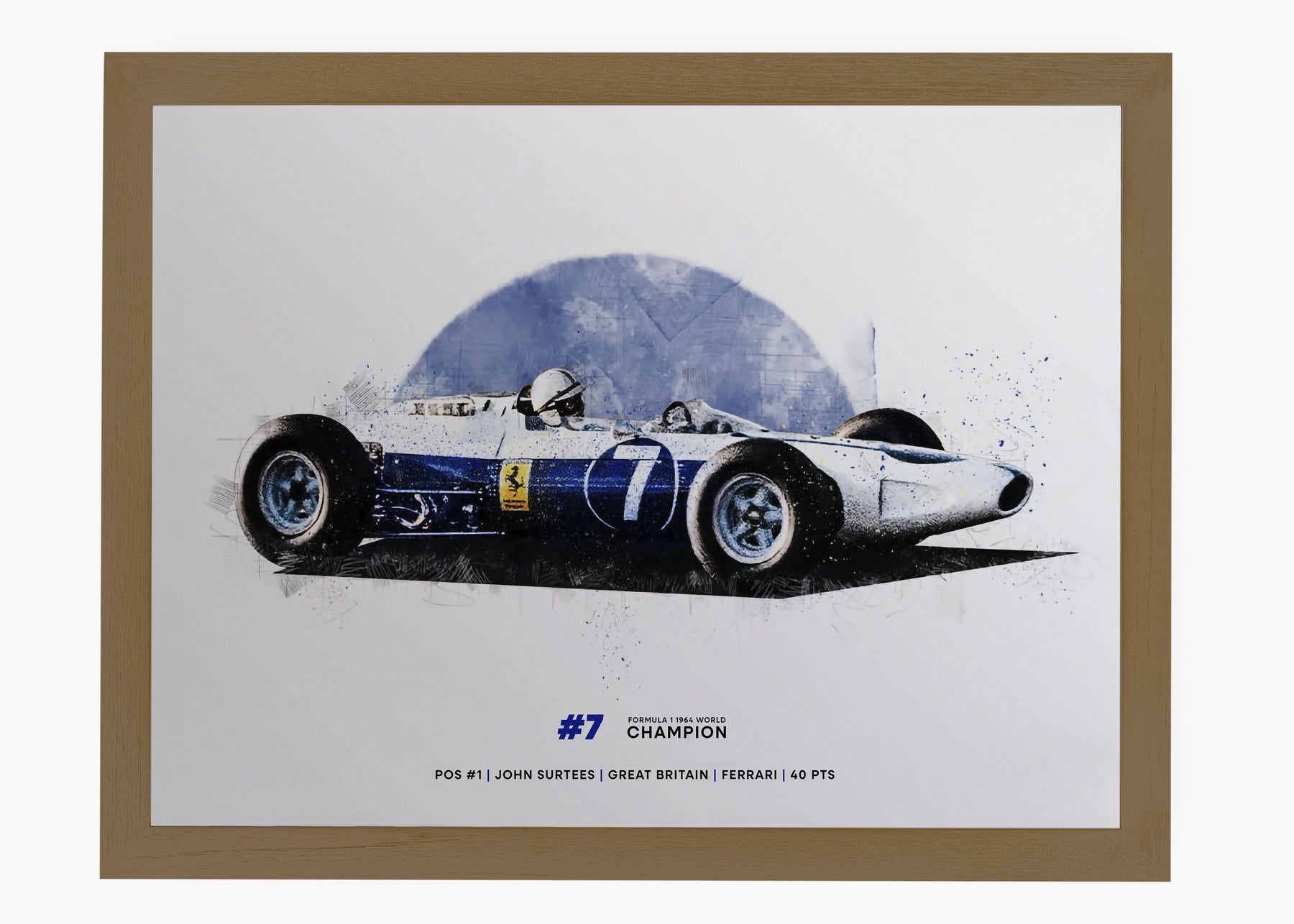 Quadro John Surtees 1964 World Champion