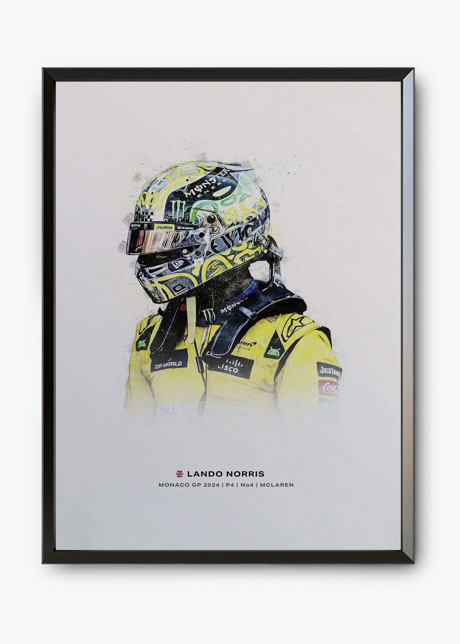 Quadro Lando Norris Monaco GP 2024
