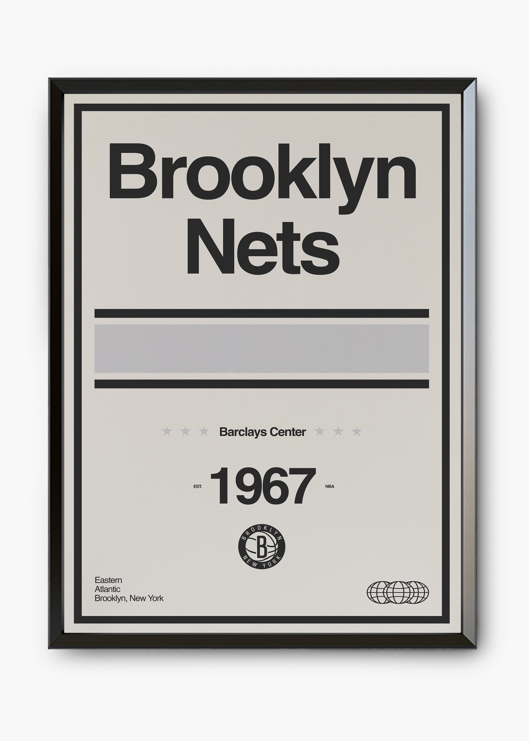 Quadro NBA Brooklin Nets