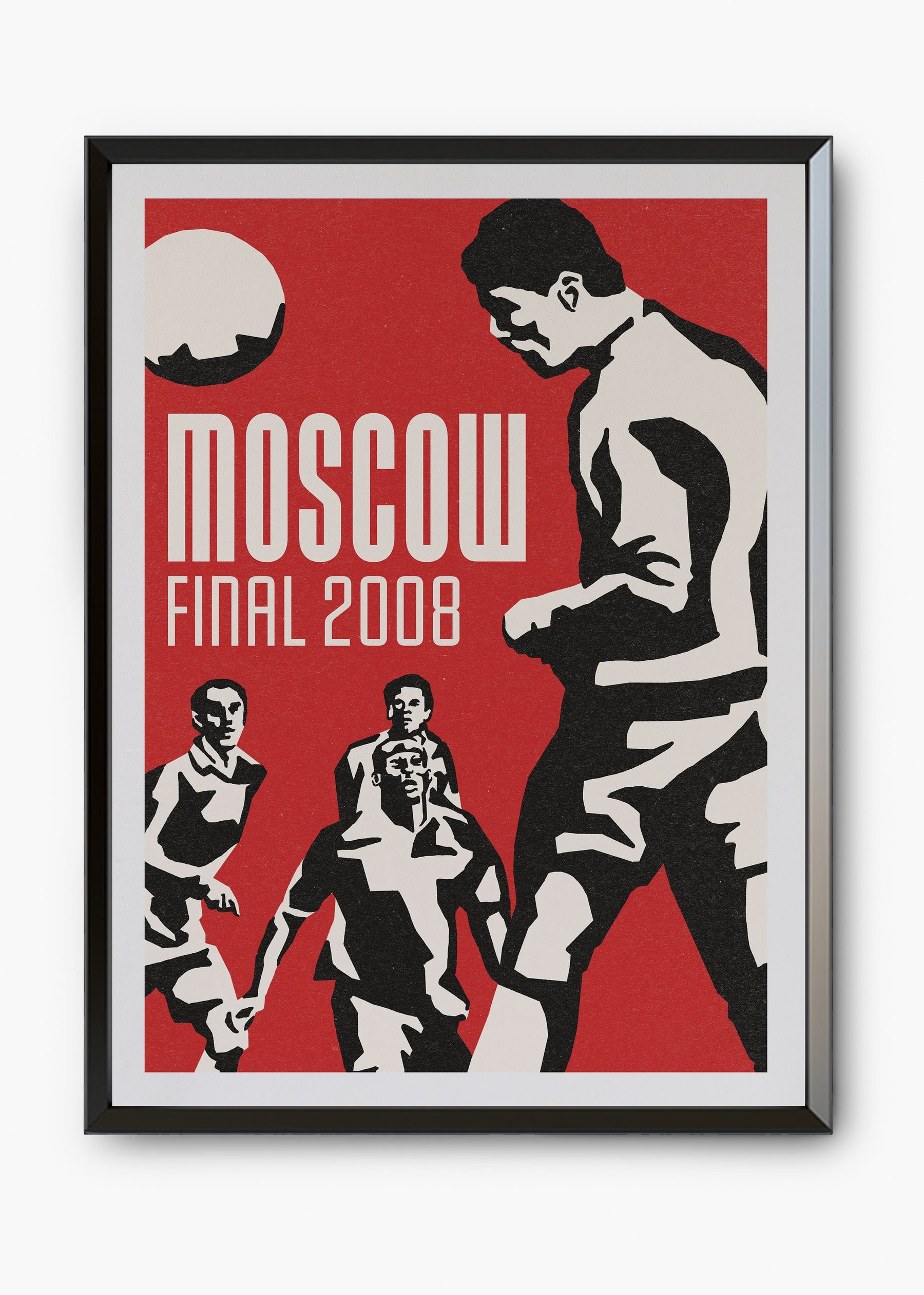 Quadro Cristiano Ronaldo Moscou 2008
