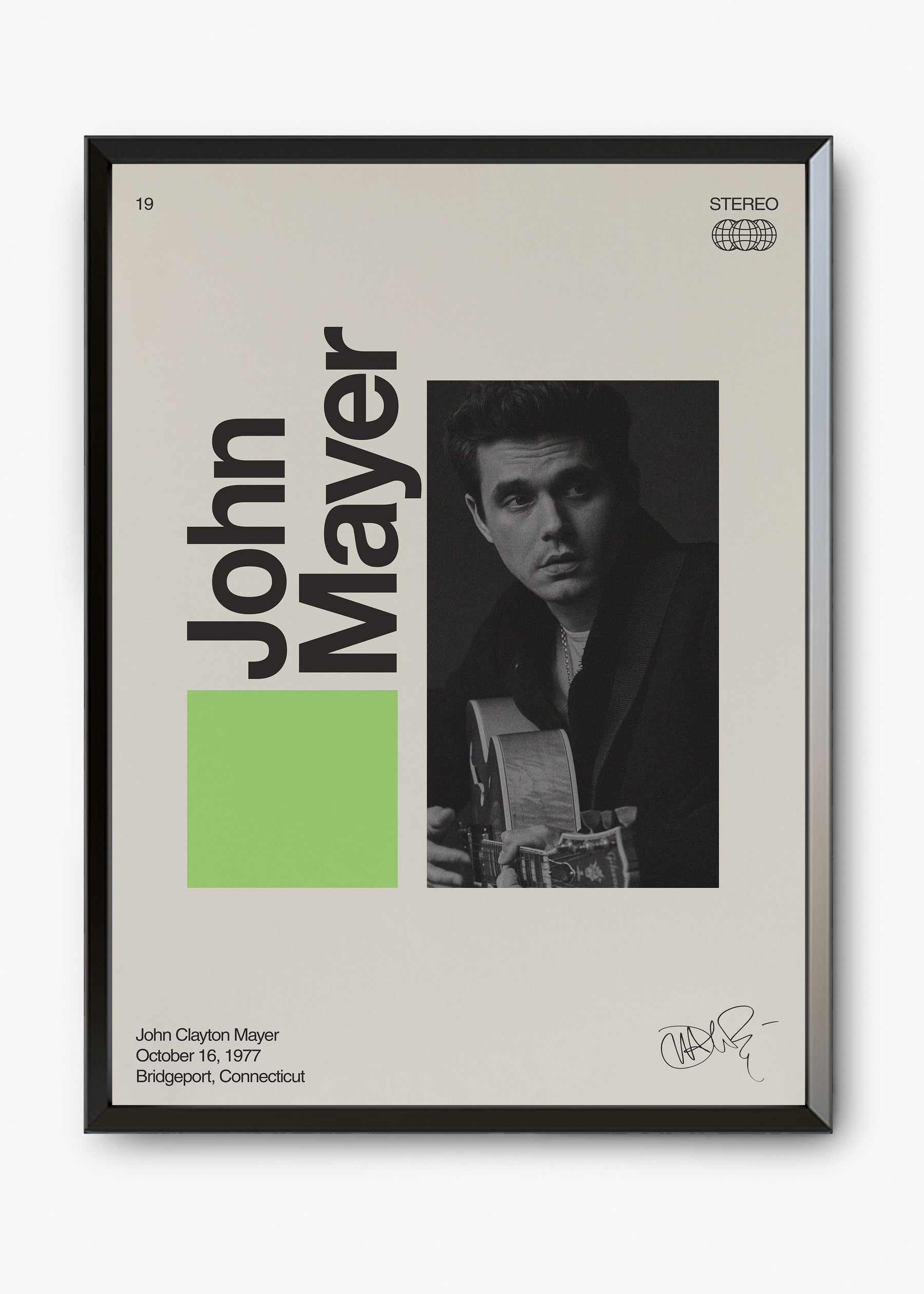 Quadro Signature John Mayer