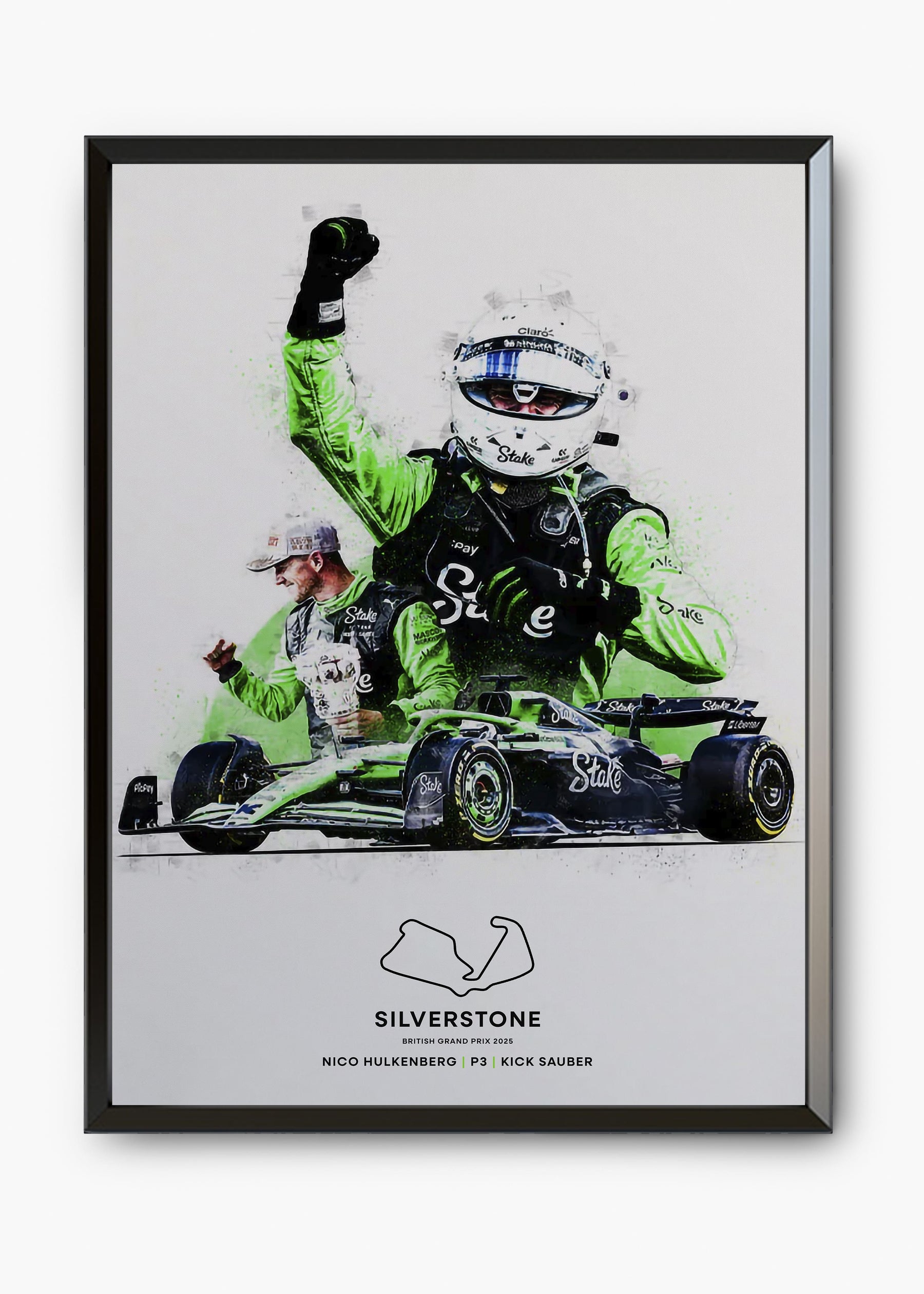 Quadro Nico Hulkenberg - P3 - Silverstone 2025