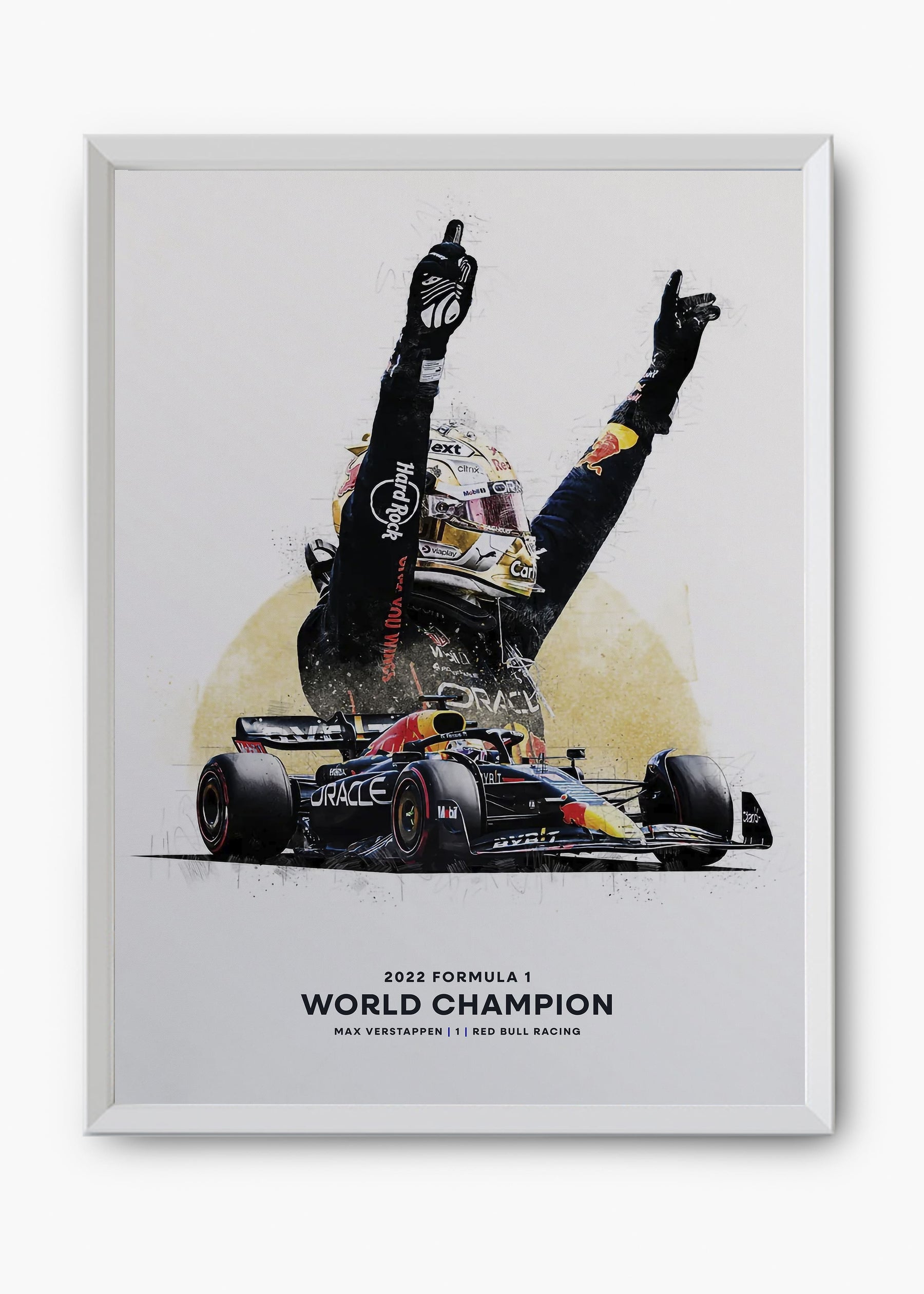 Quadro Max Verstappen World Champions