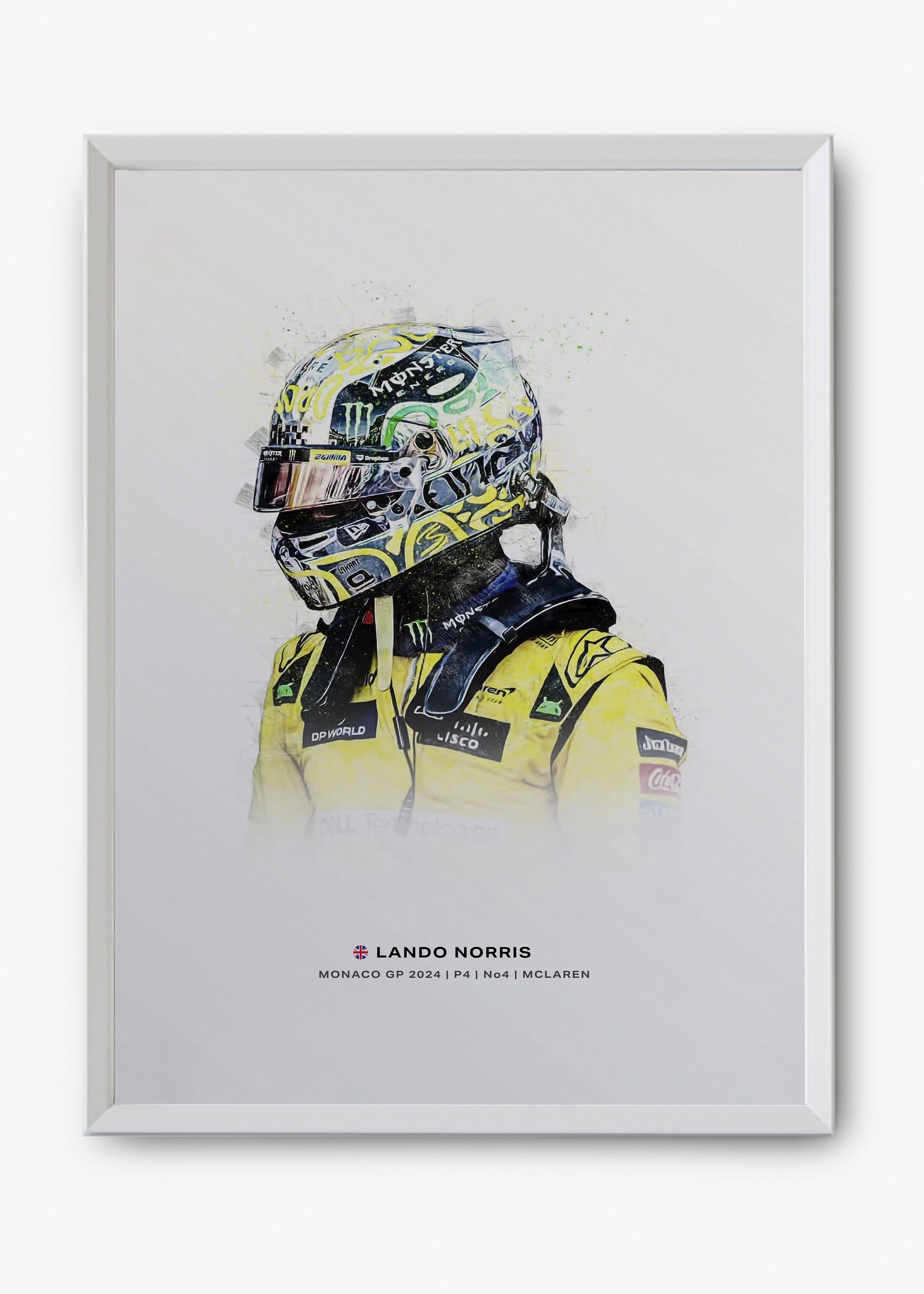 Quadro Lando Norris Monaco GP 2024