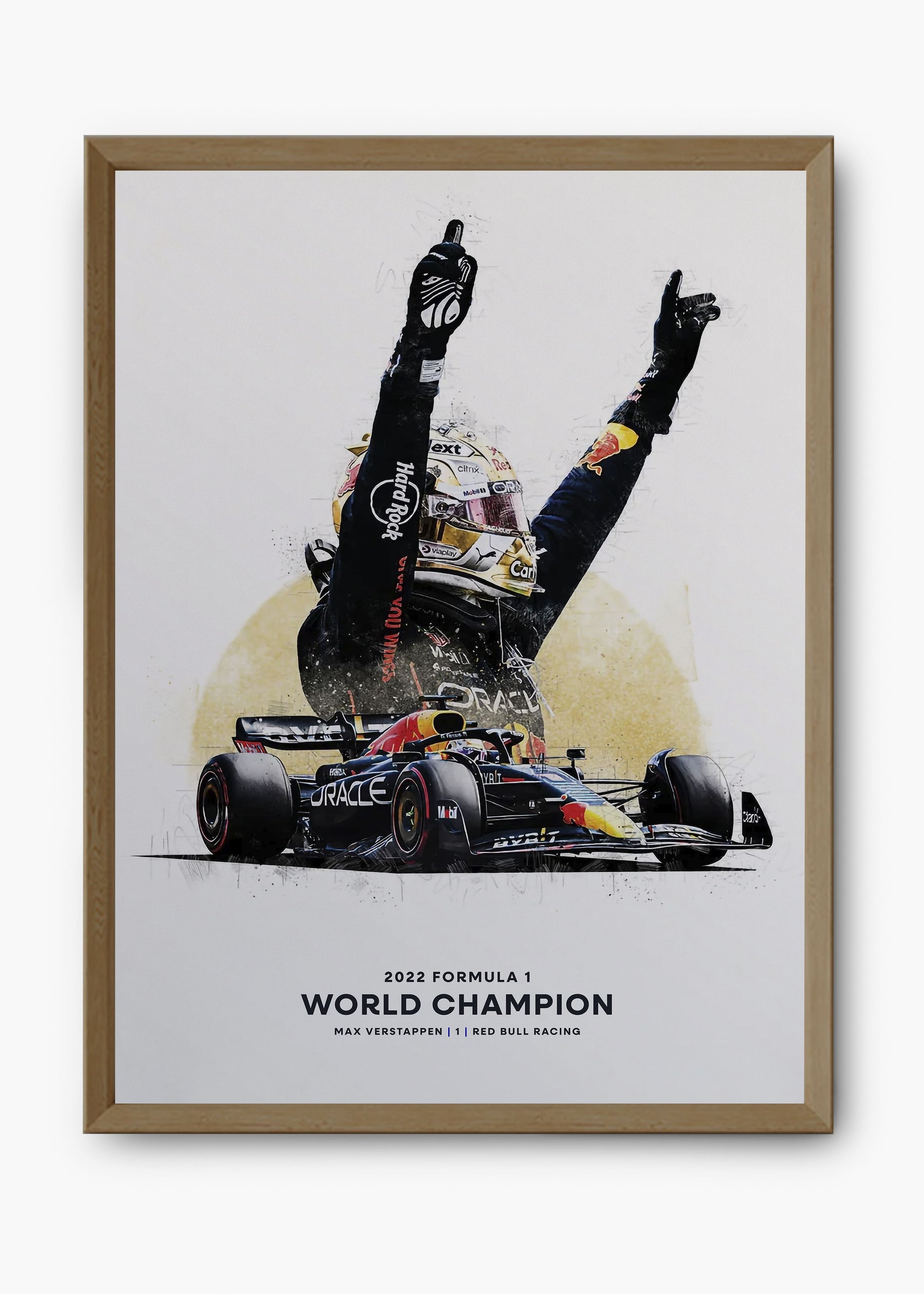 Quadro Max Verstappen World Champions