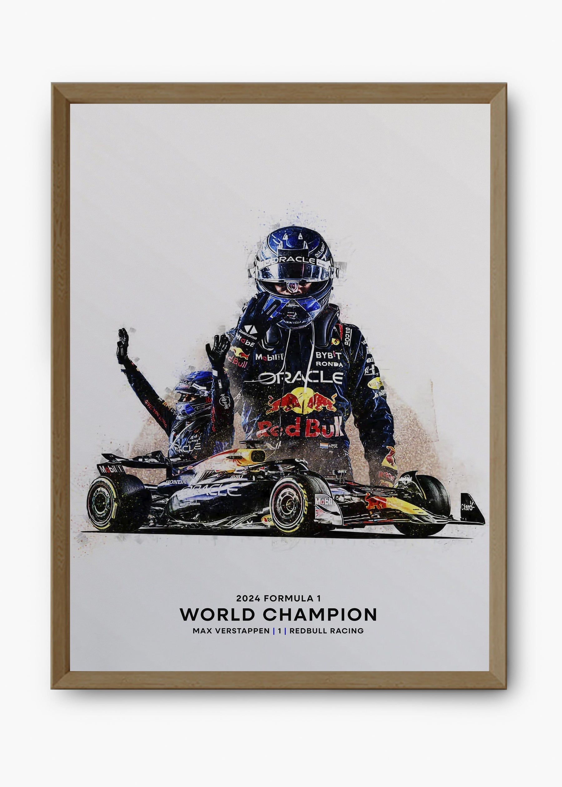 Quadro Max Verstappen World Champion 2024