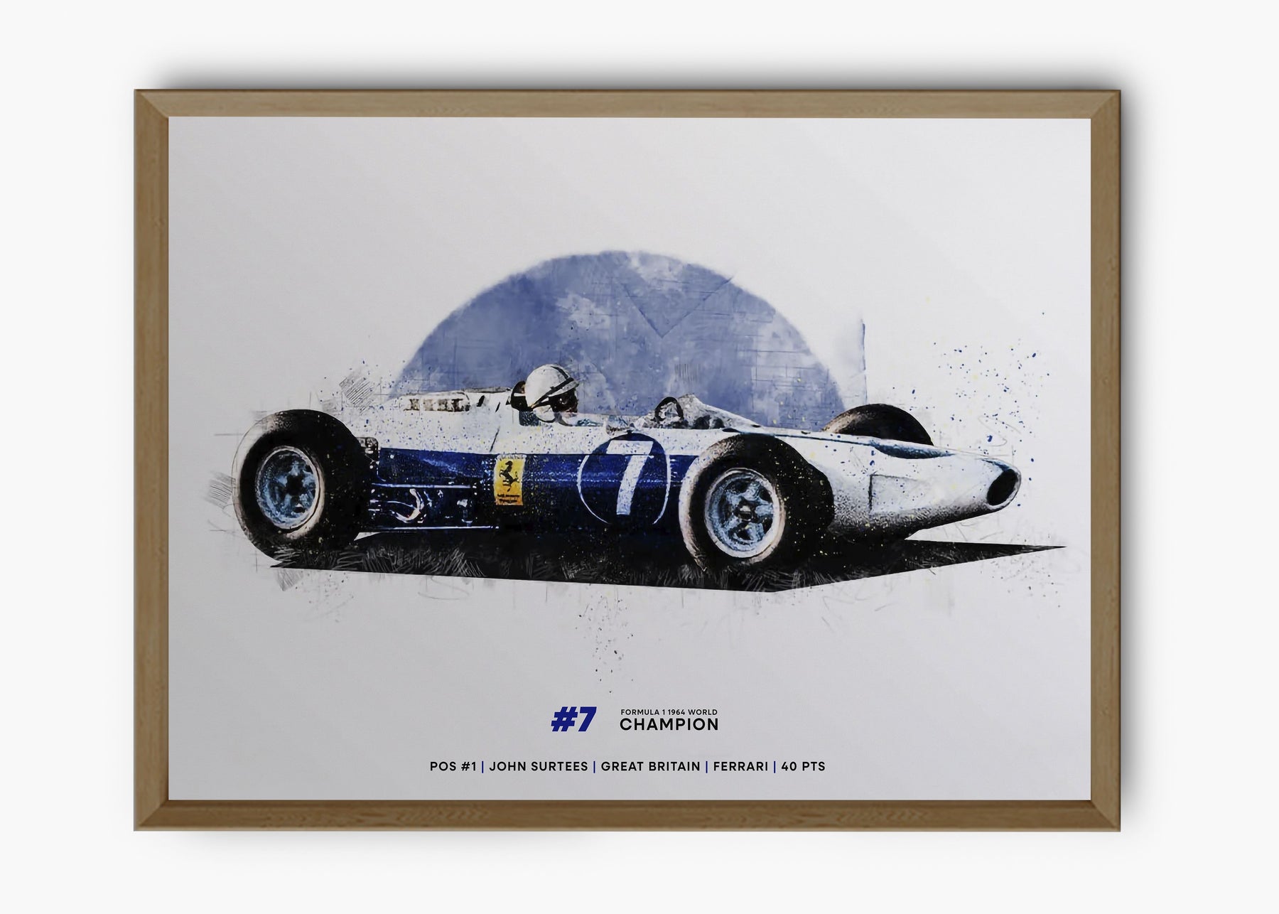 Quadro John Surtees 1964 World Champion