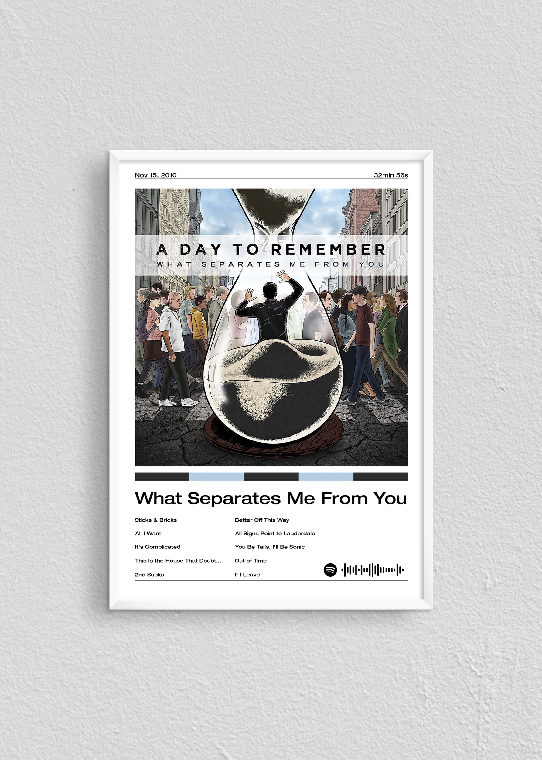 Quadro A Day to Remember What Separates Me from You
