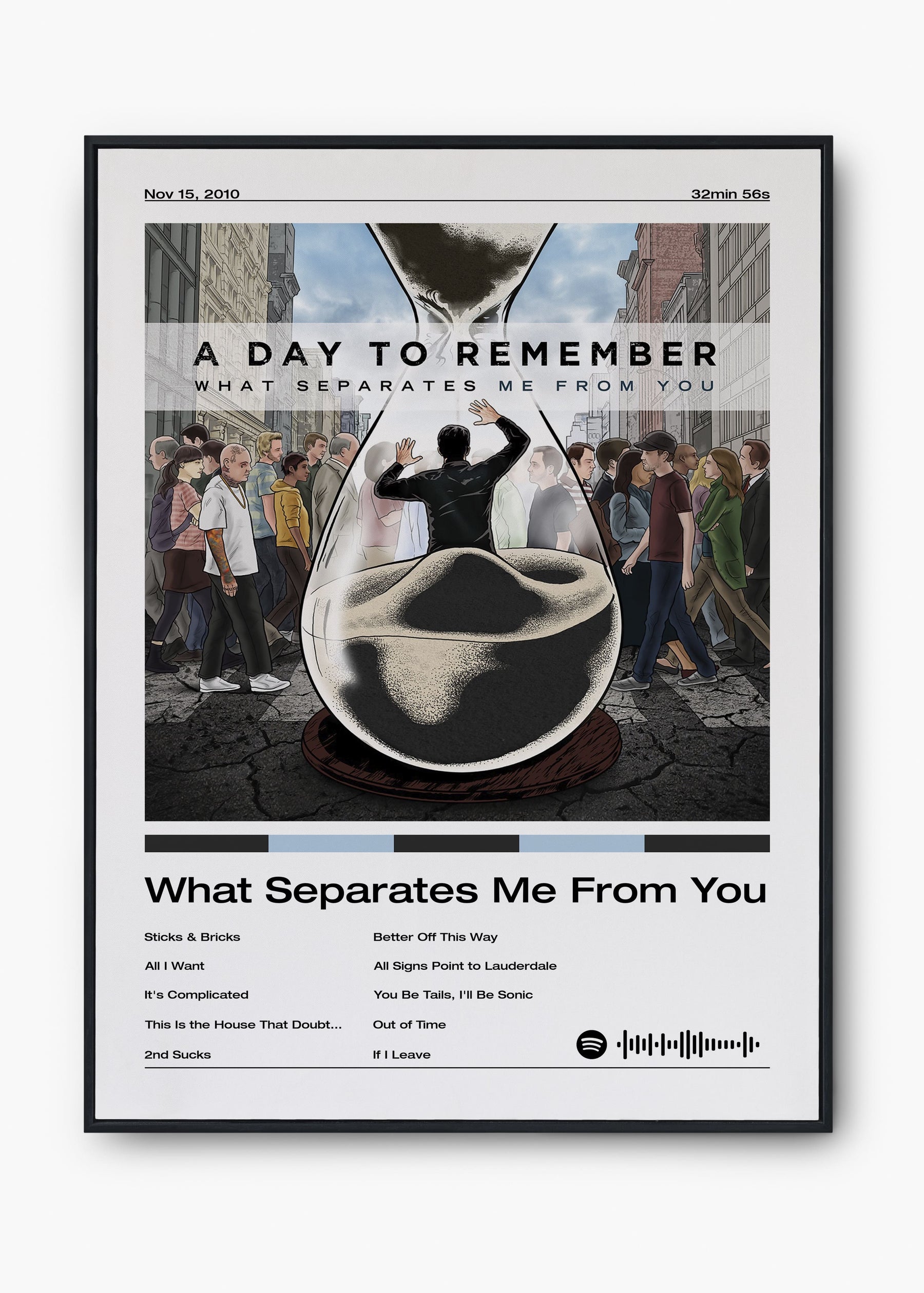 Quadro A Day to Remember What Separates Me from You
