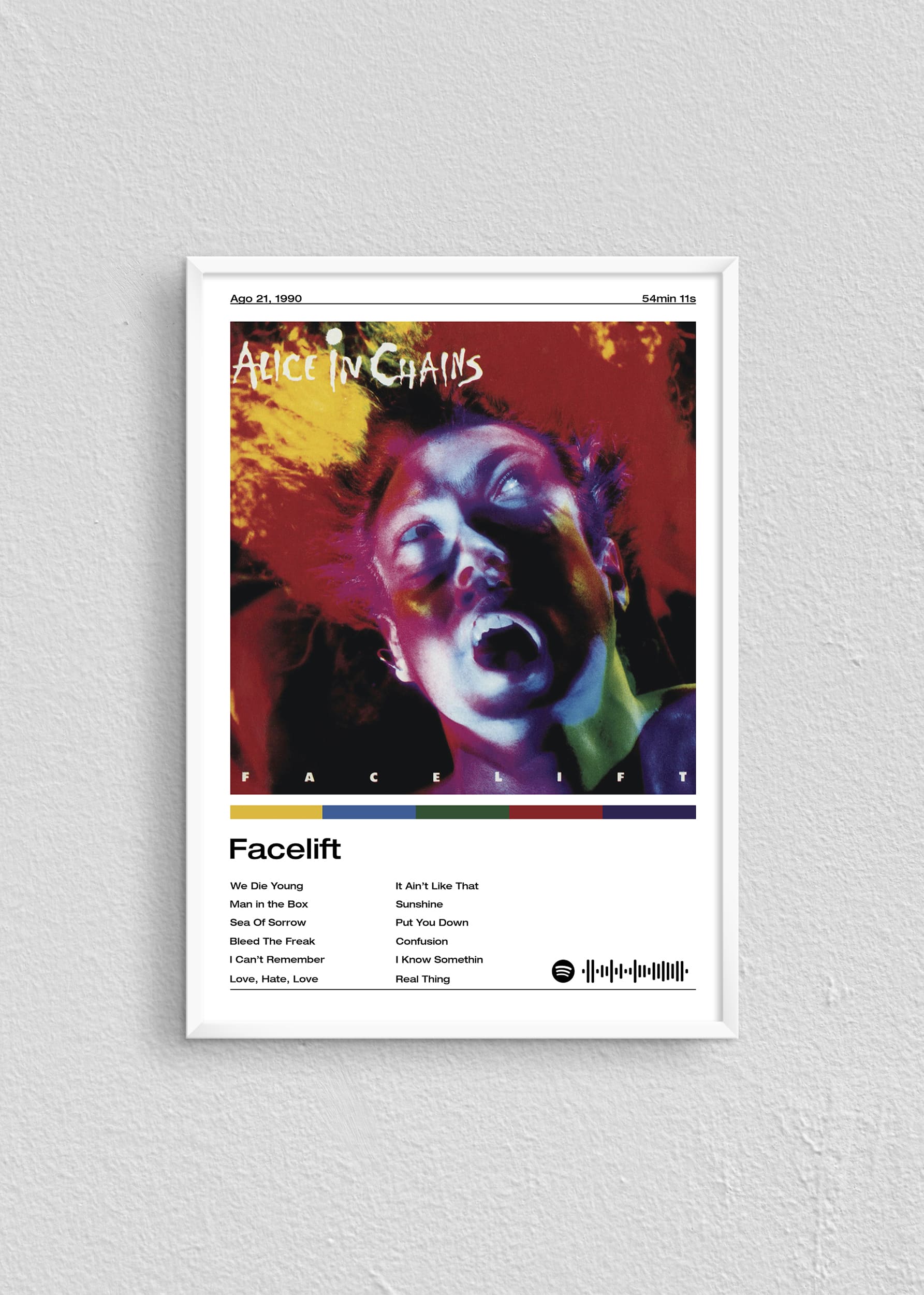 Quadro Alice in Chains Facelift