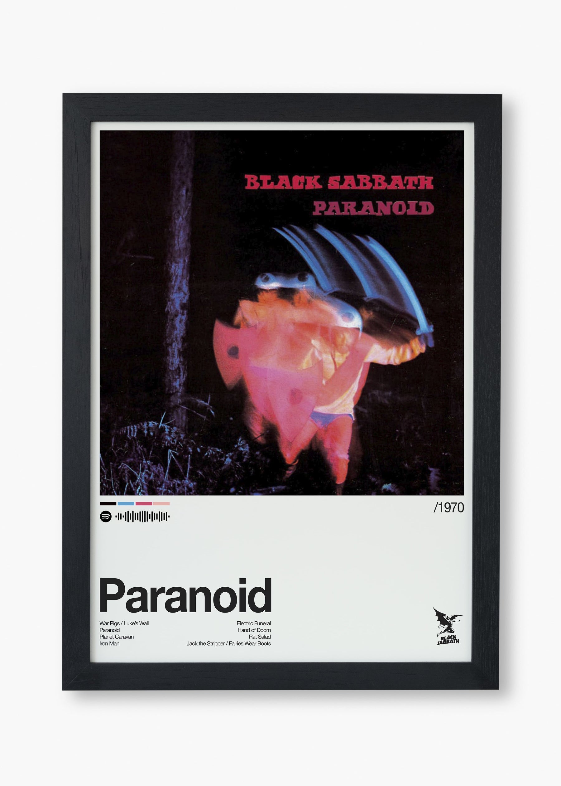 Quadro Black Sabbath Paranoid