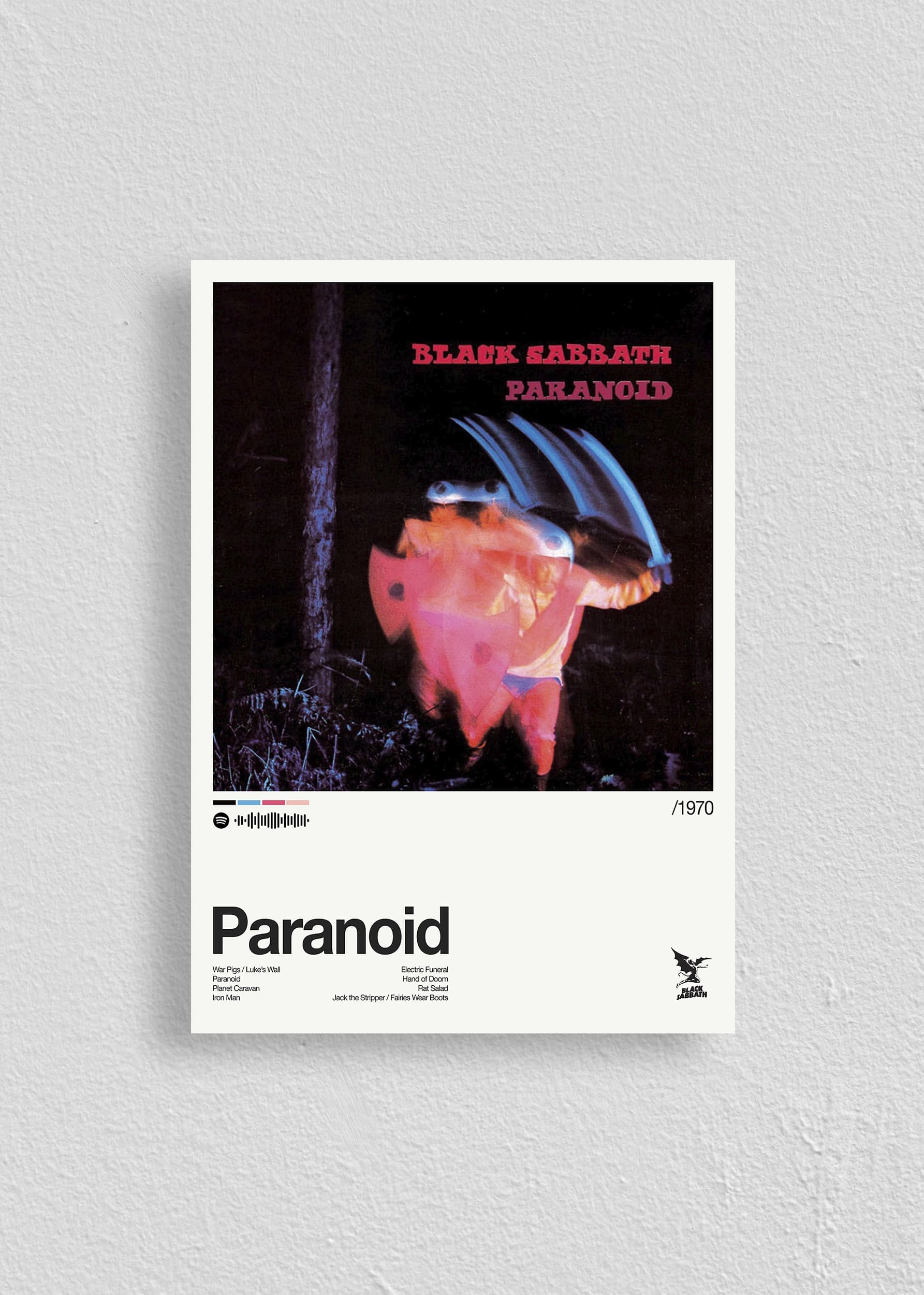 Quadro Black Sabbath Paranoid