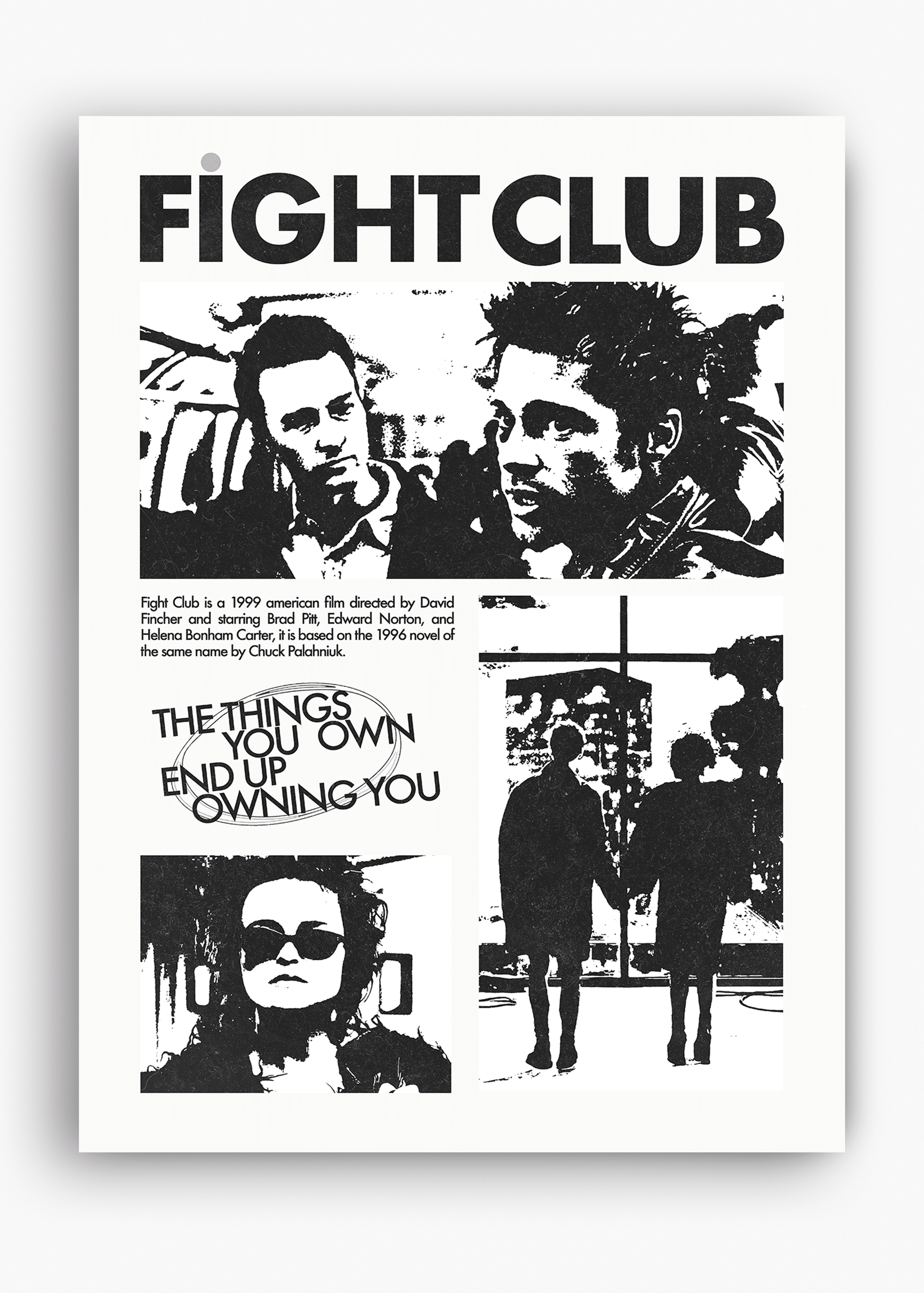 Quadro Clube da Luta - Fight Club