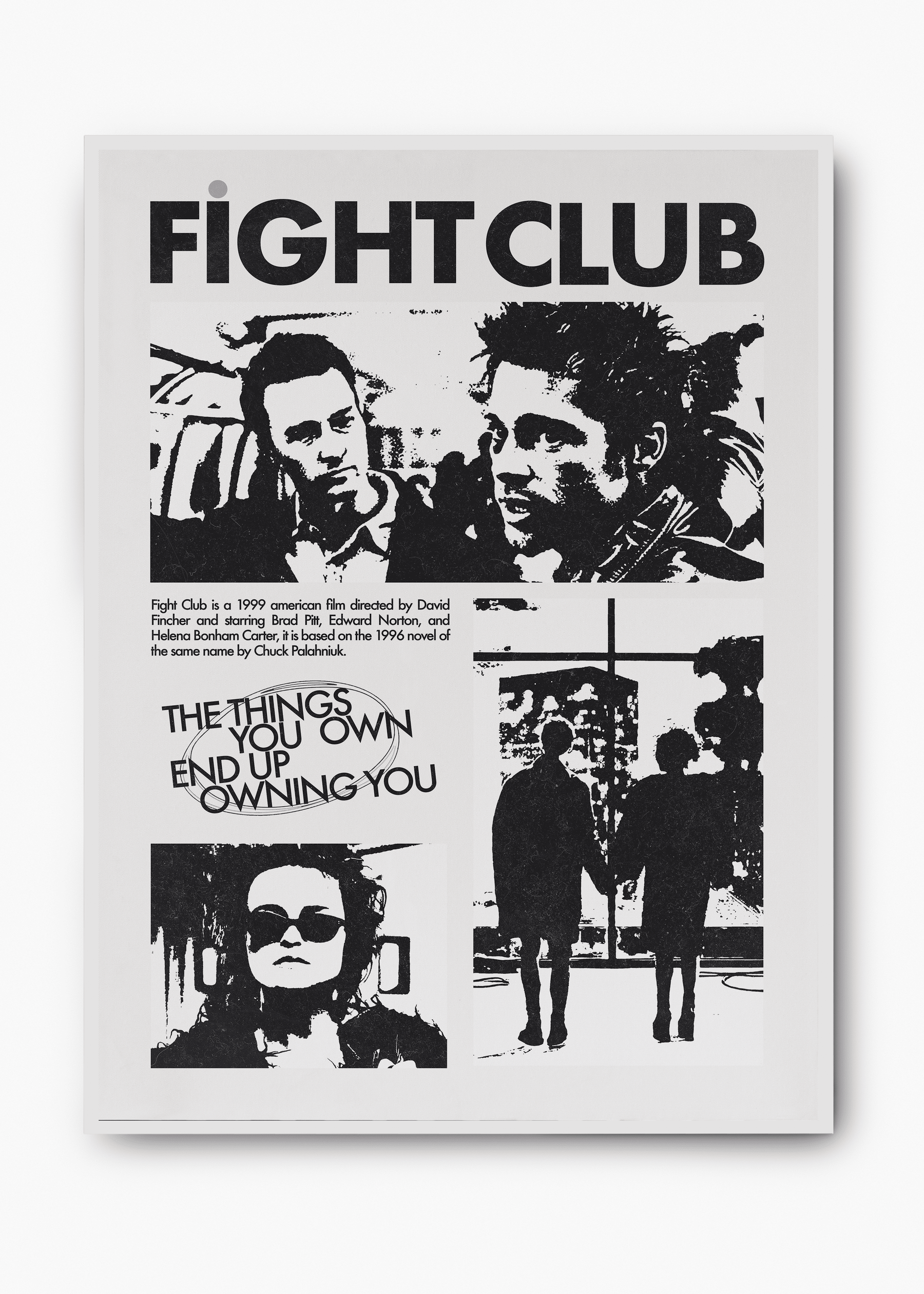 Quadro Clube da Luta - Fight Club
