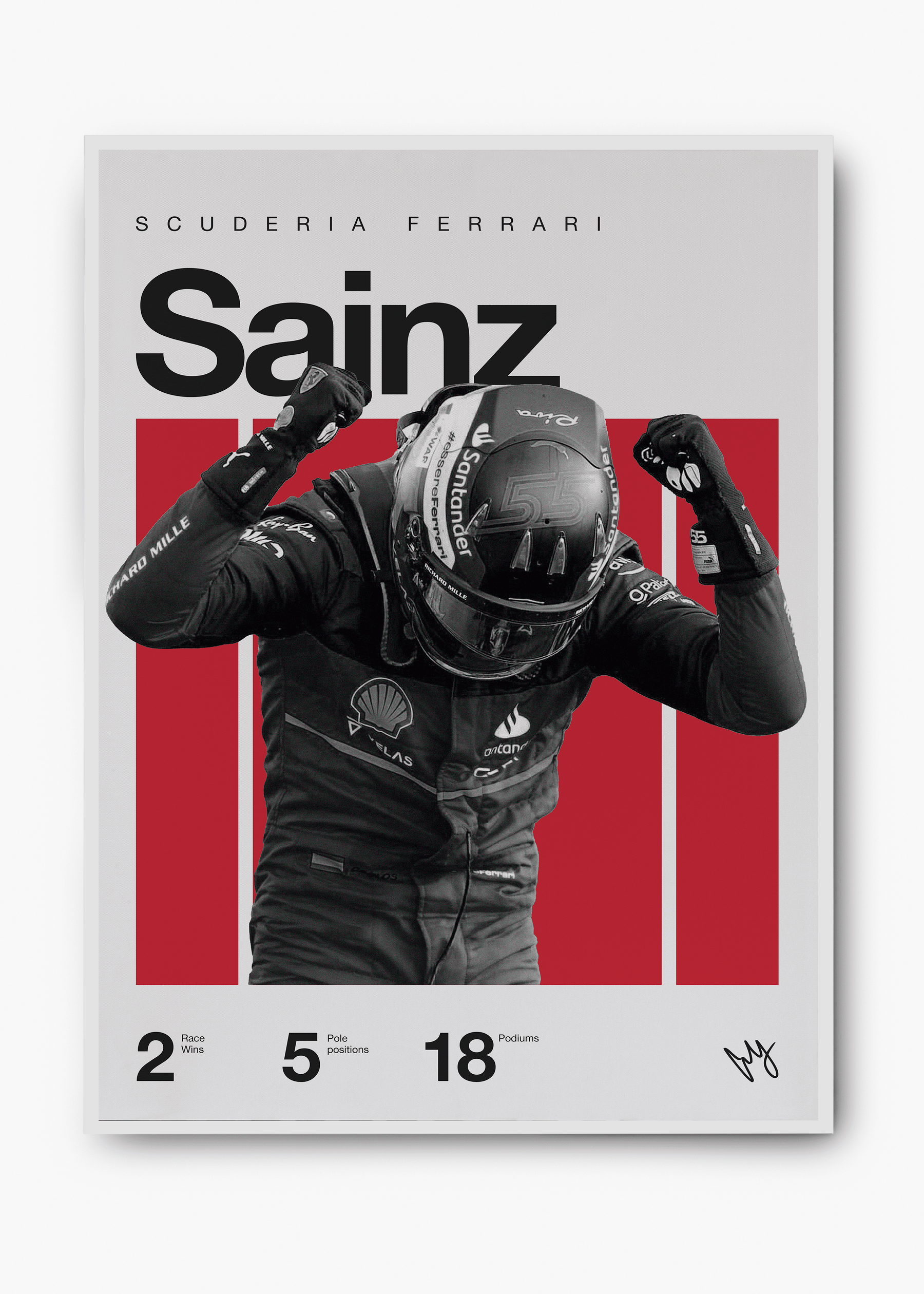 Quadro Carlos Sainz F1