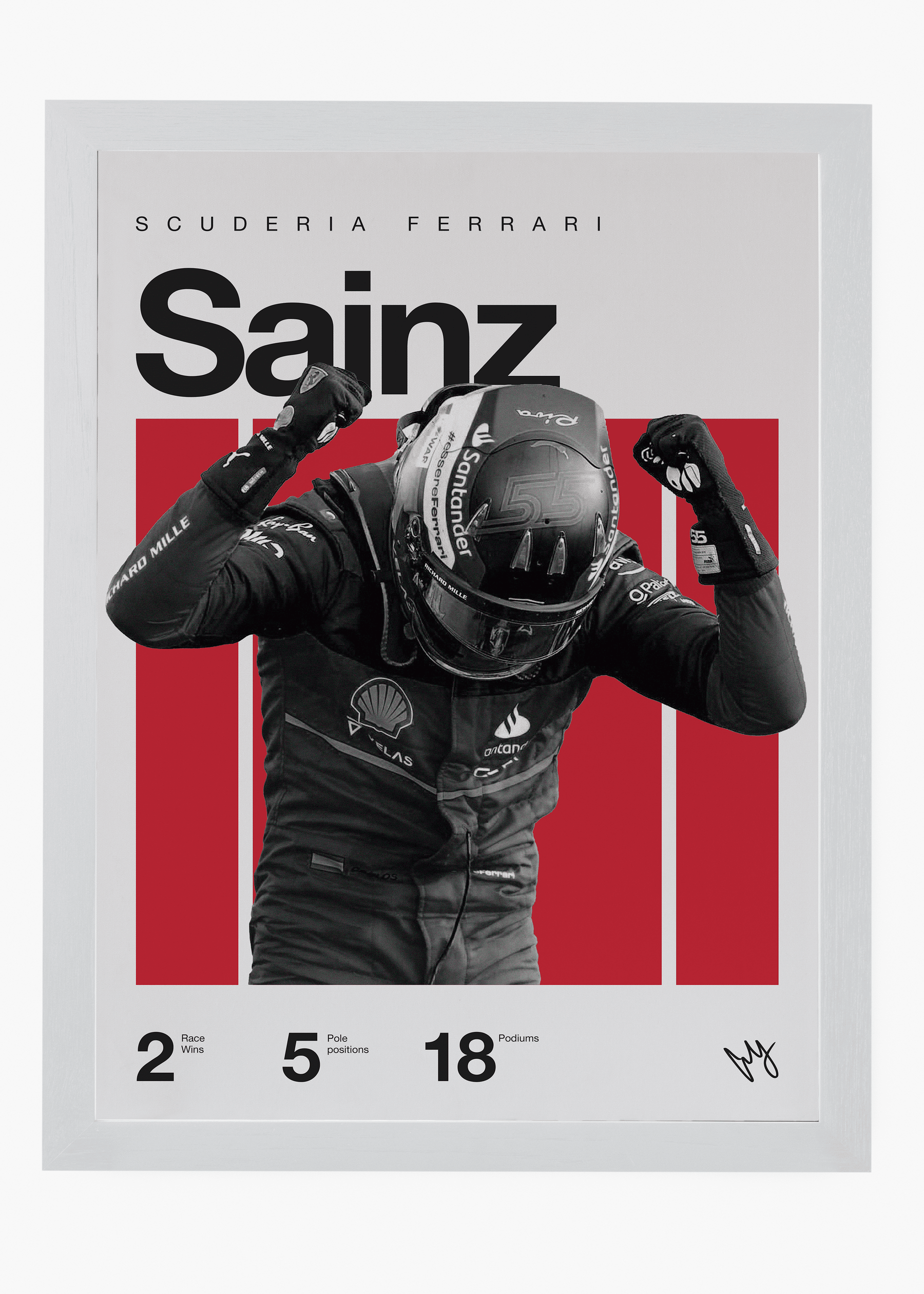 Quadro Carlos Sainz F1