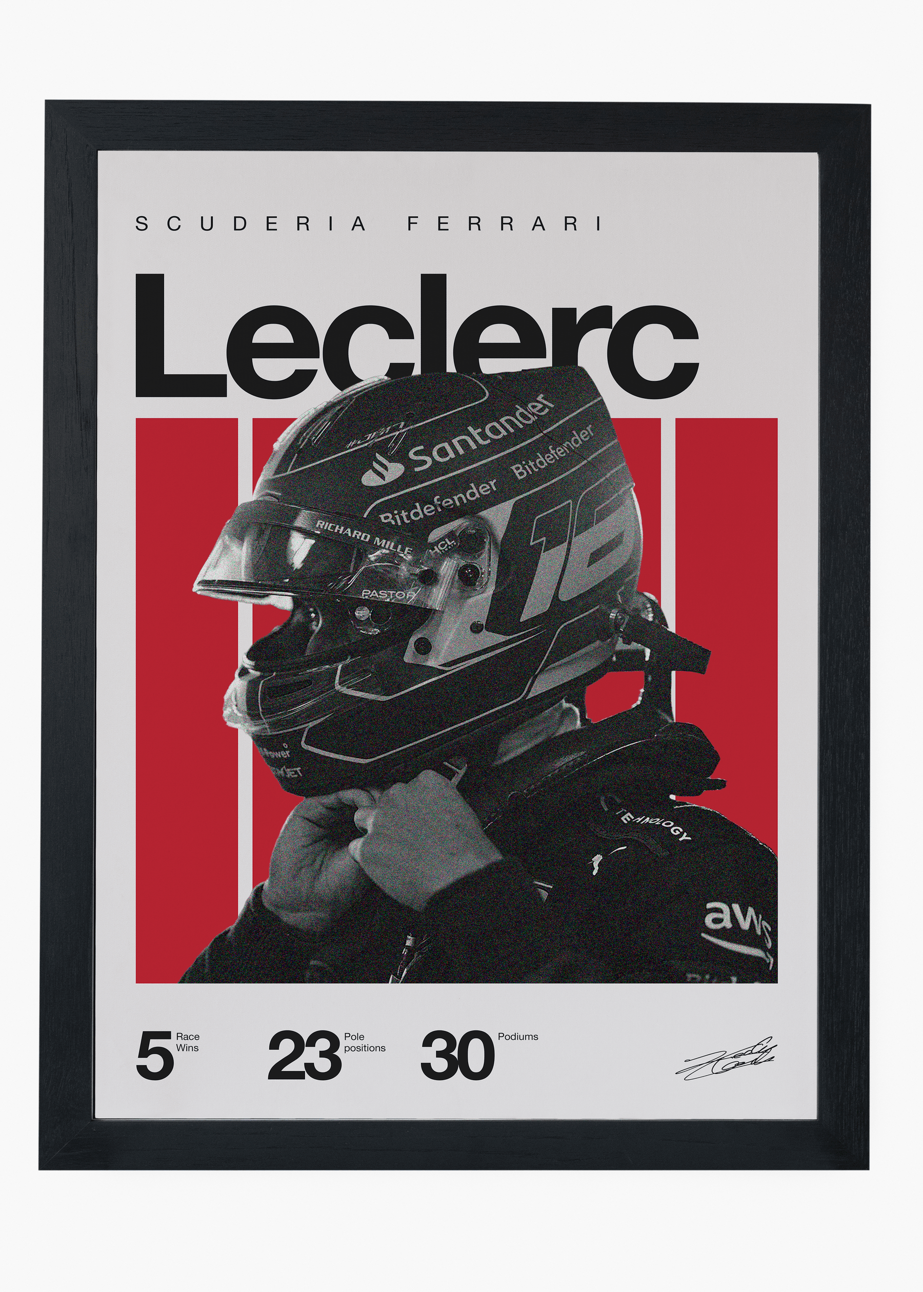 Quadro Charles Leclerc F1