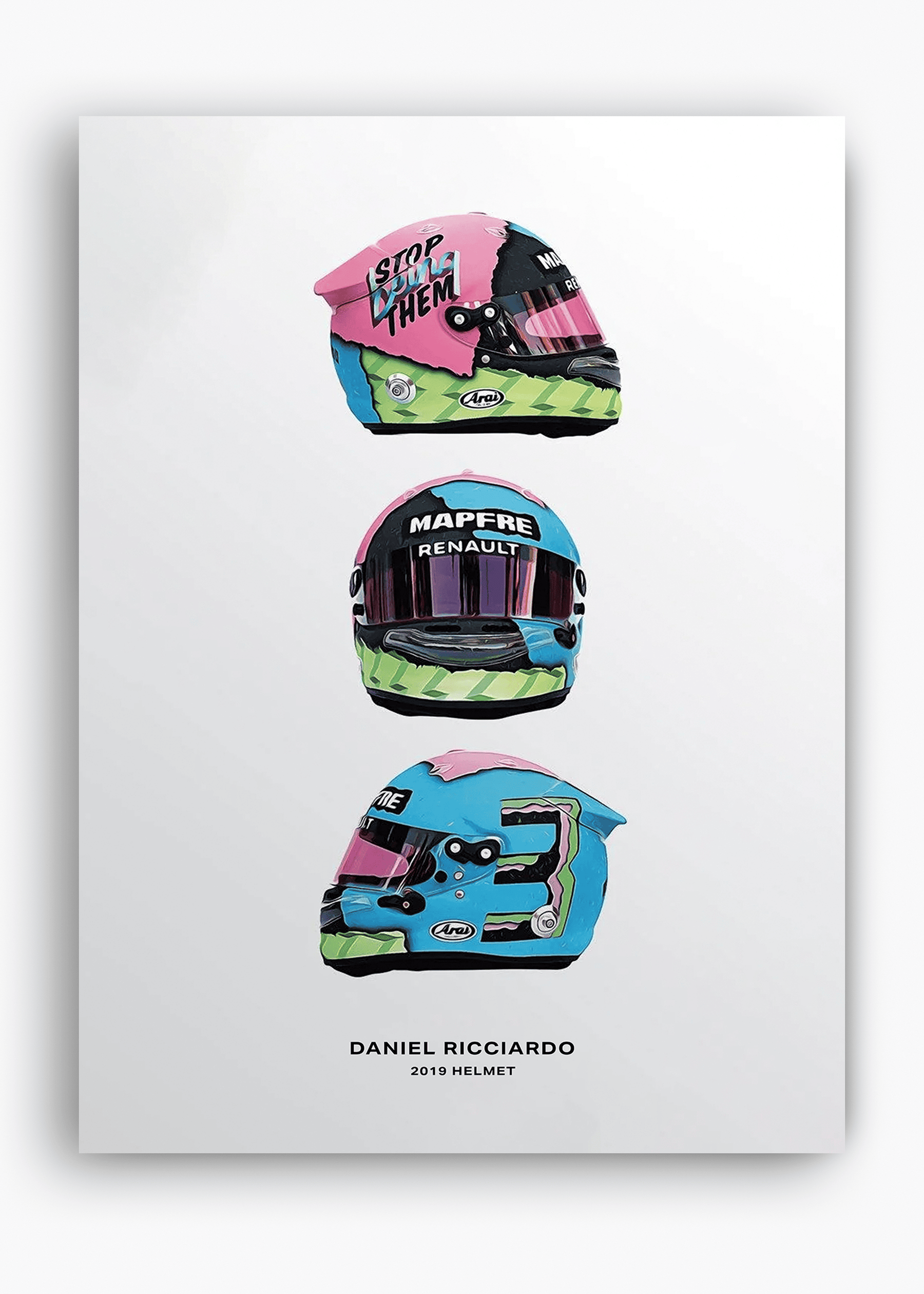 Quadro Daniel Ricciardo 2019