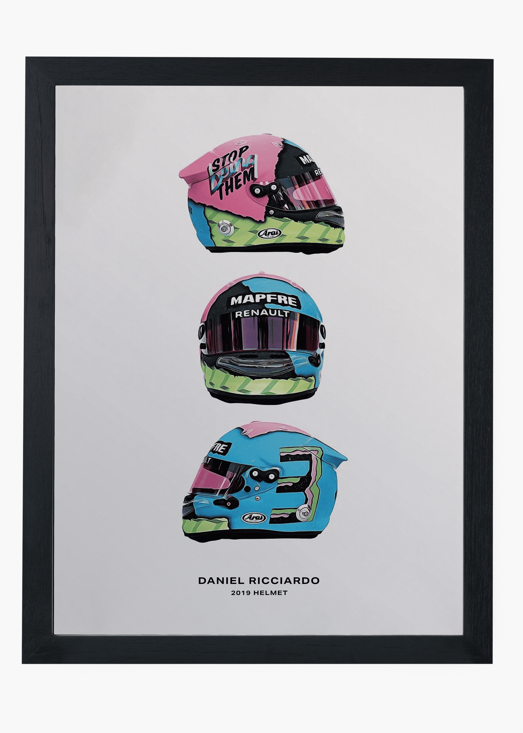Quadro Daniel Ricciardo 2019