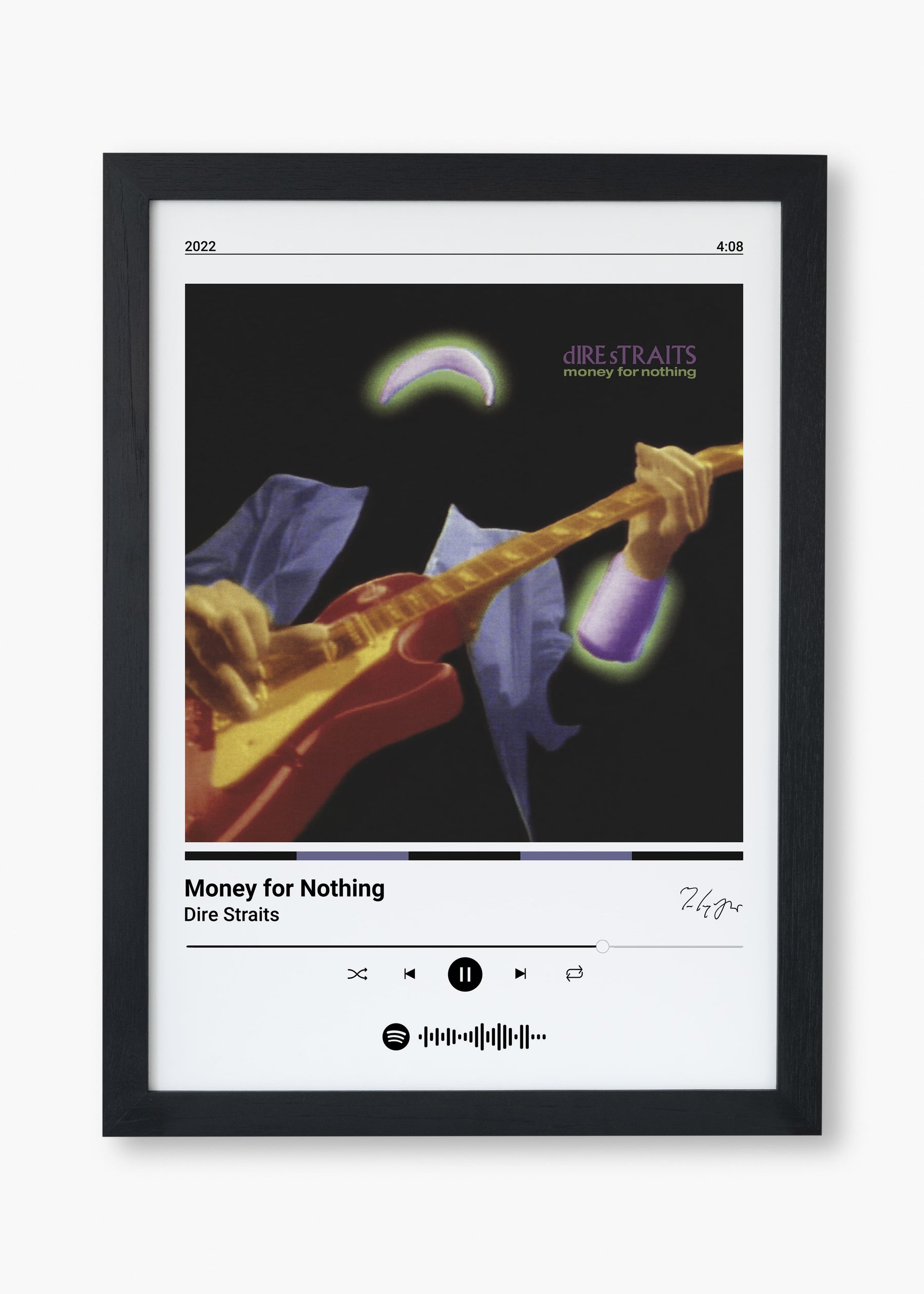 Quadro Dire Straits Money For Nothing
