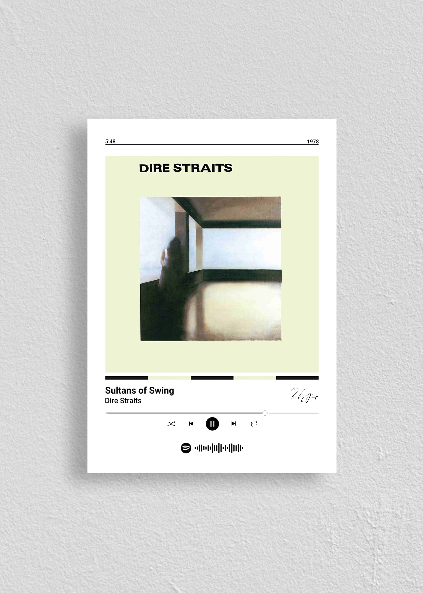 Quadro Dire Straits Sultans Of Swing