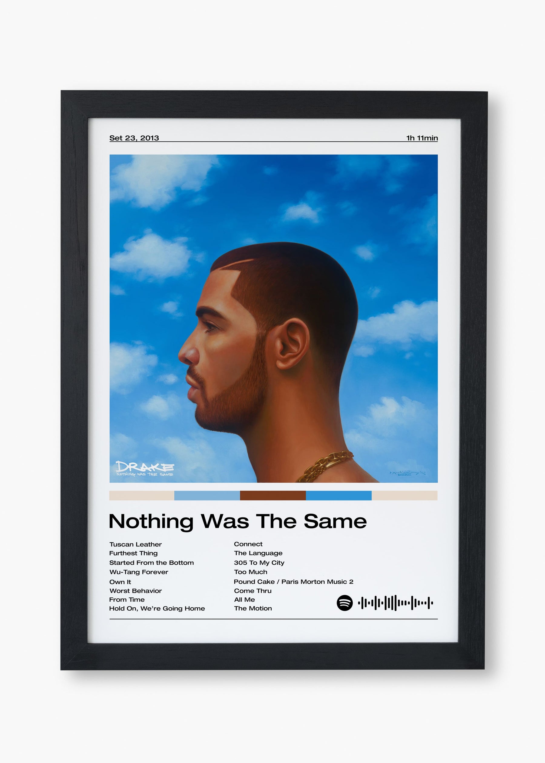 Quadro Drake Nothing Was The Same
