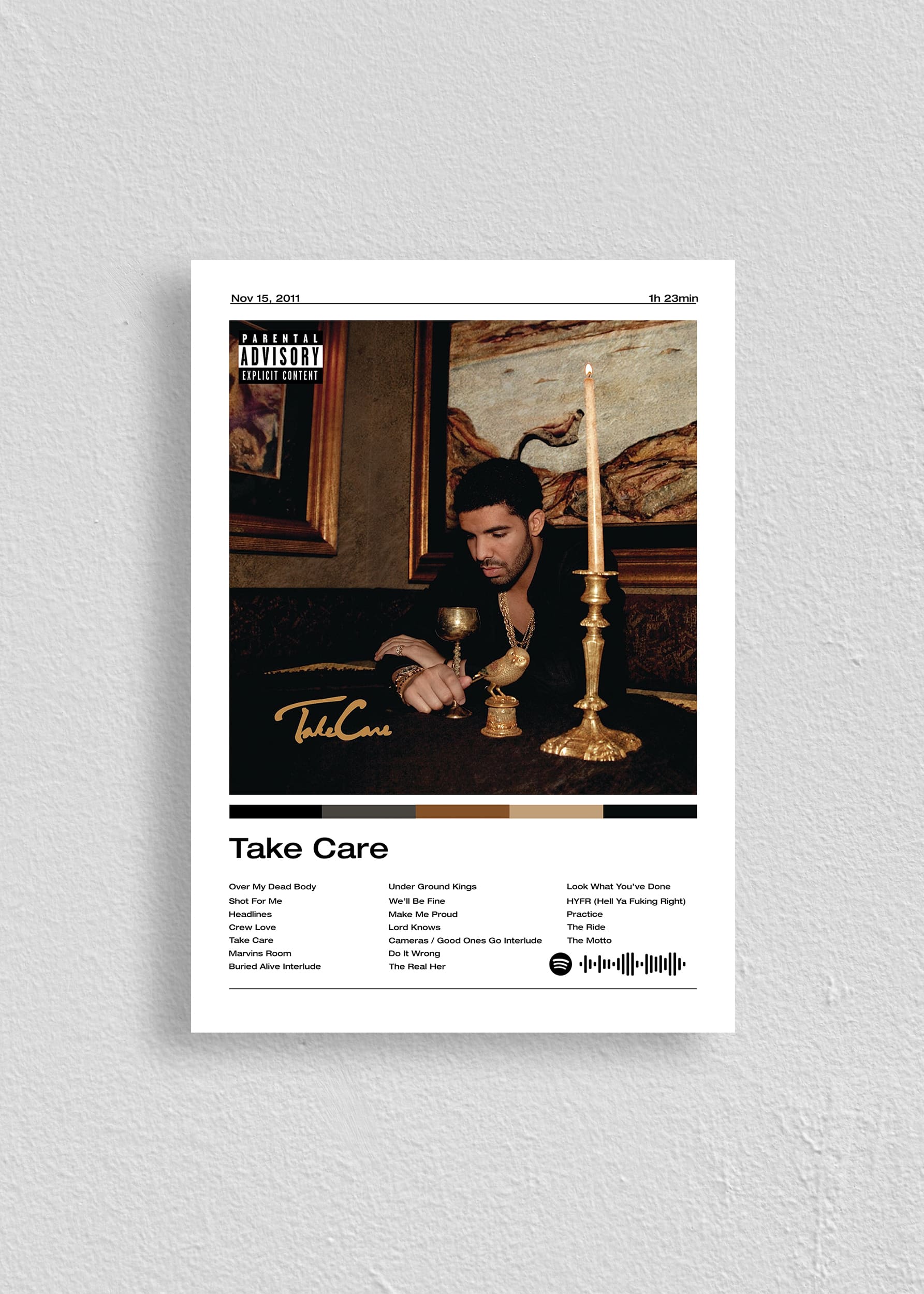 Quadro Drake Take Care