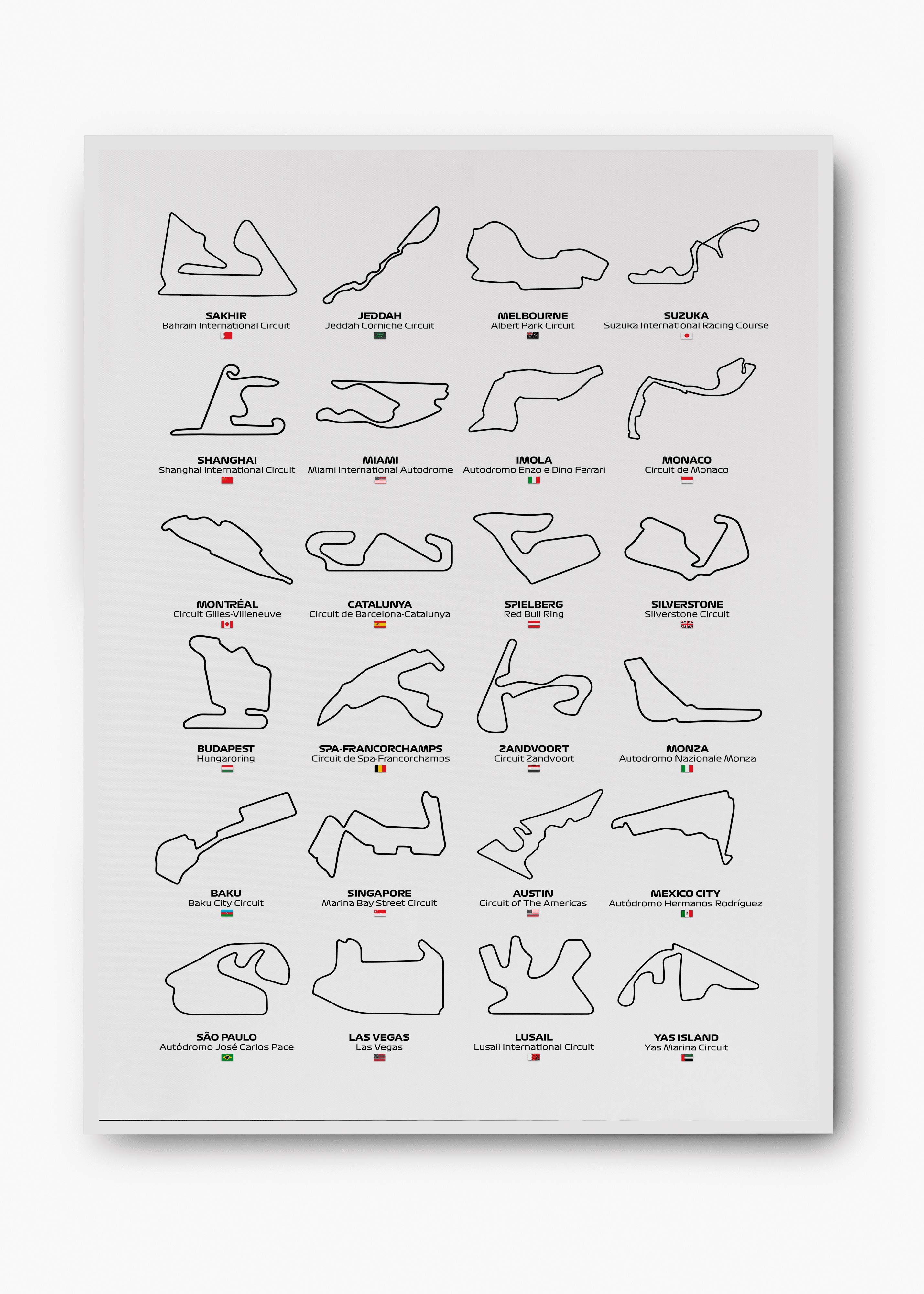Quadro F1 Circuits 2024 II