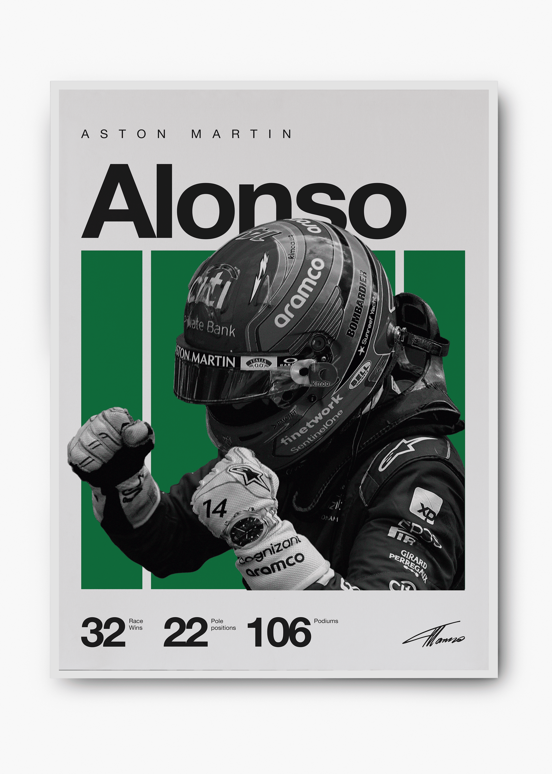 Quadro Fernando Alonso F1