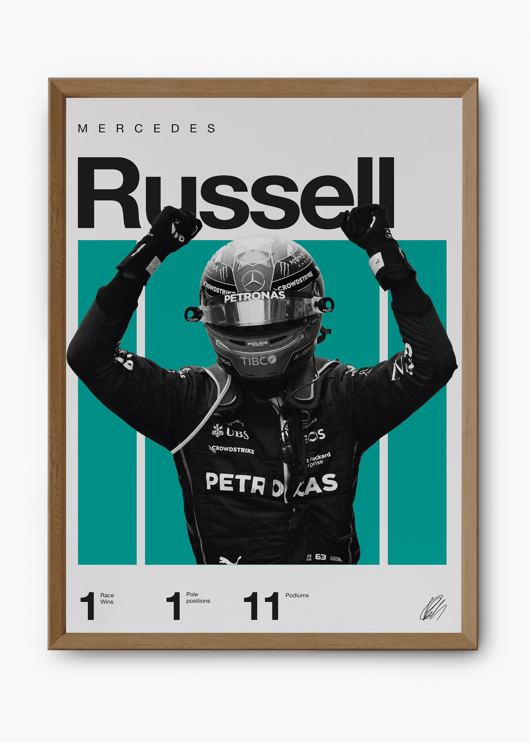 Quadro George Russel F1