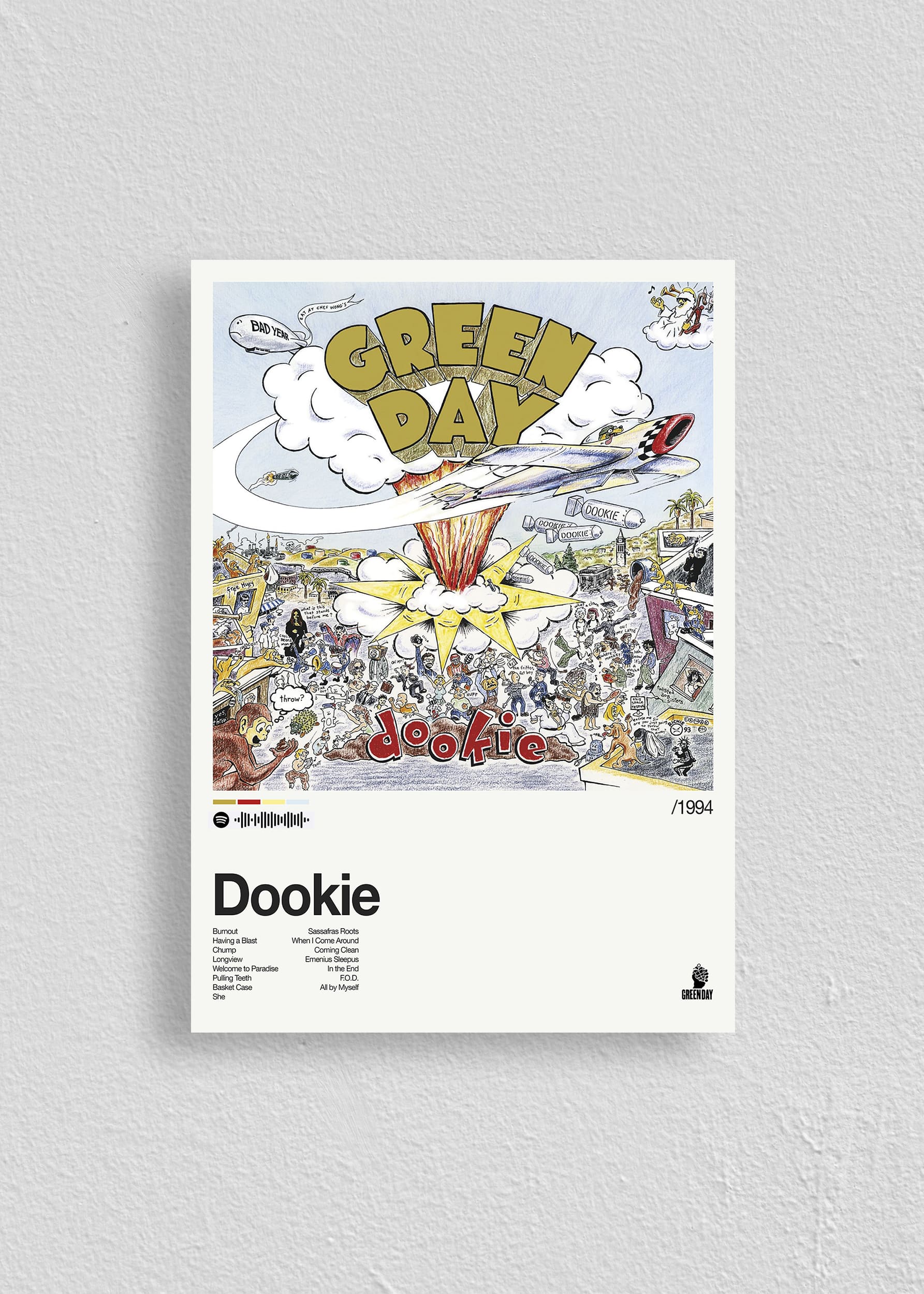 Quadro Green Day Dookie