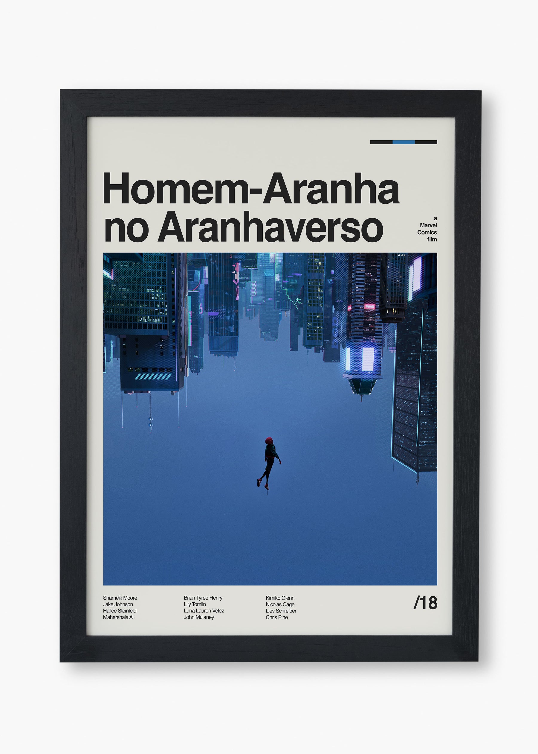 Quadro Homem-Aranha no Aranhaverso